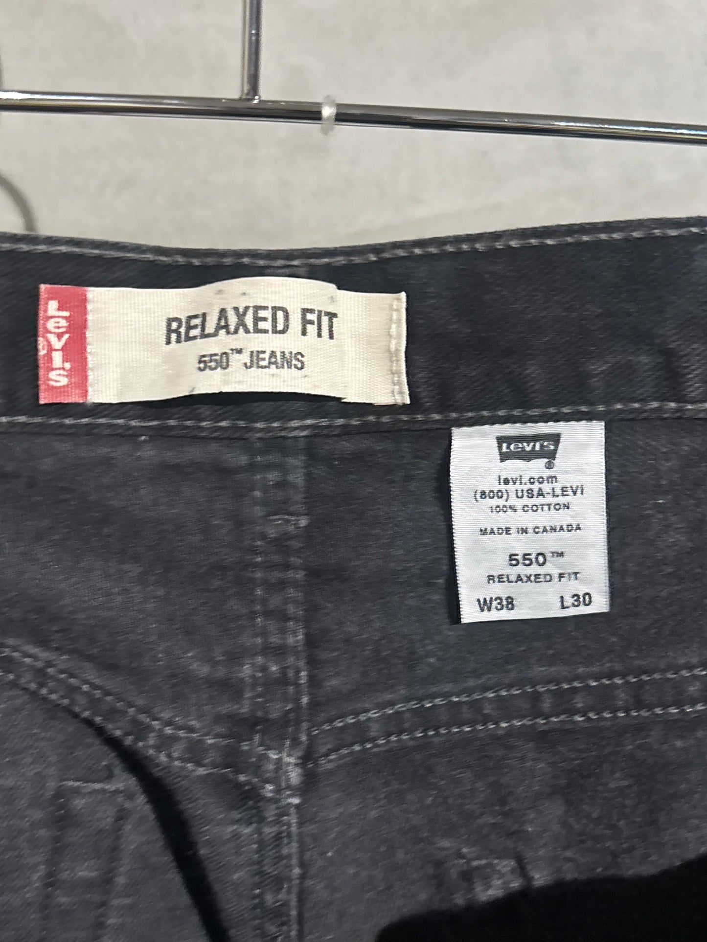 00's Levi's 550 denim pants “Made in CANADA”