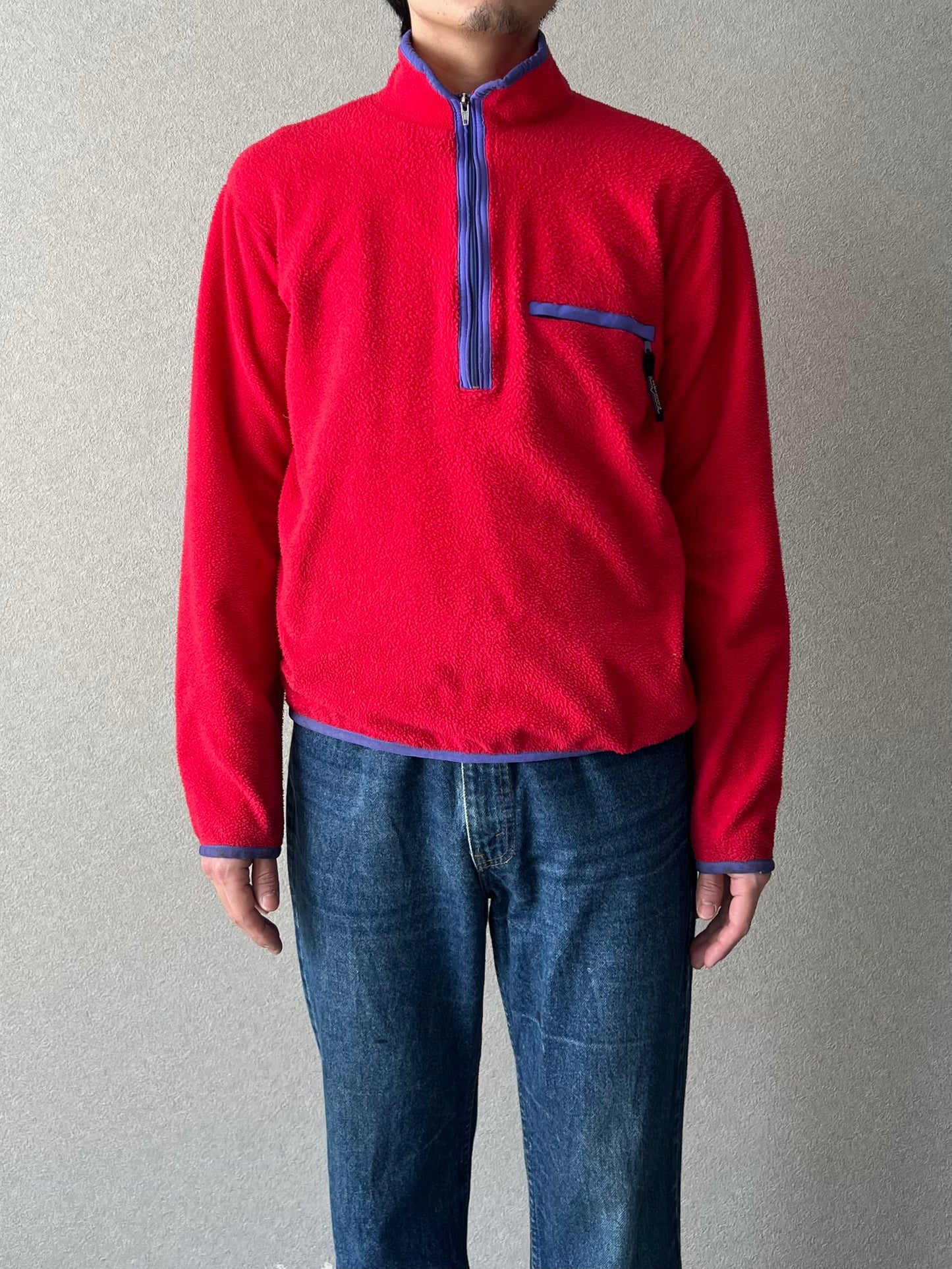 90's patagonia fleece pullover “Made in USA”