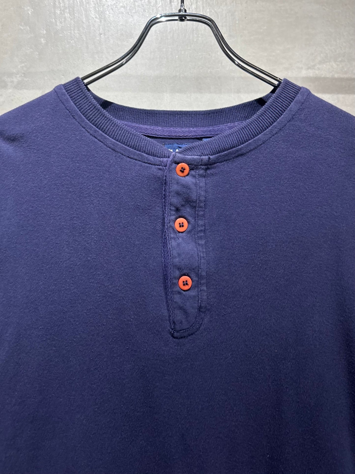 90's GAP henry neck  L/S t-shirt