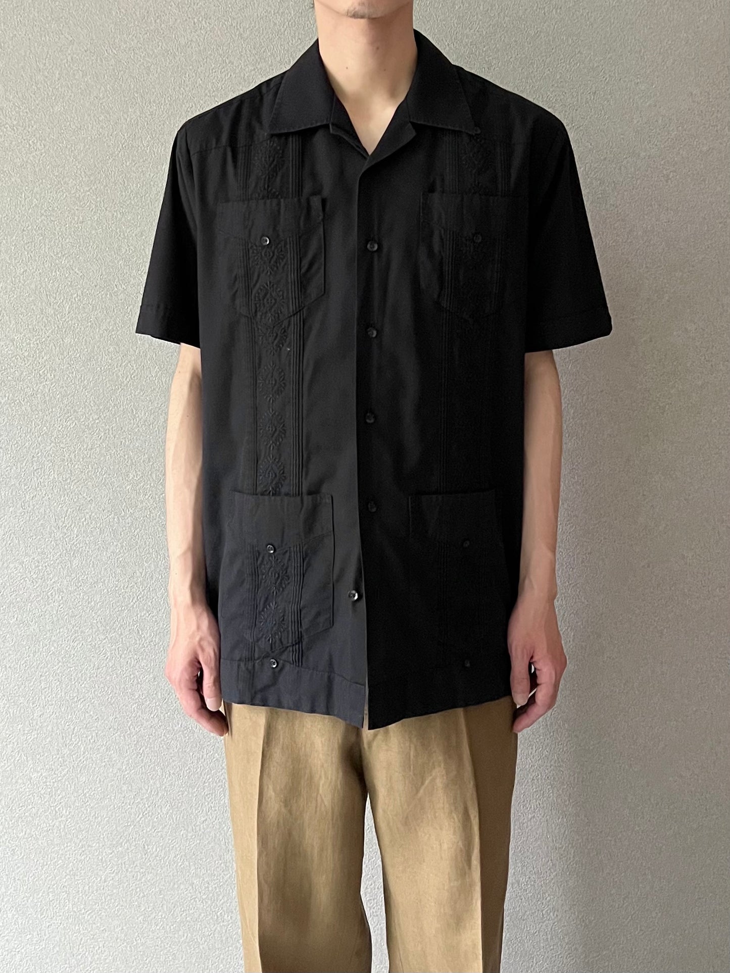 00's The Havanera Co. guayabera shirt
