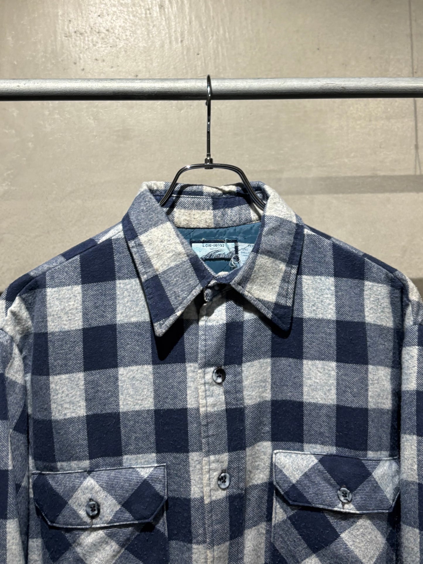 80's Field Master quilting flannel shirt “Made in USA”