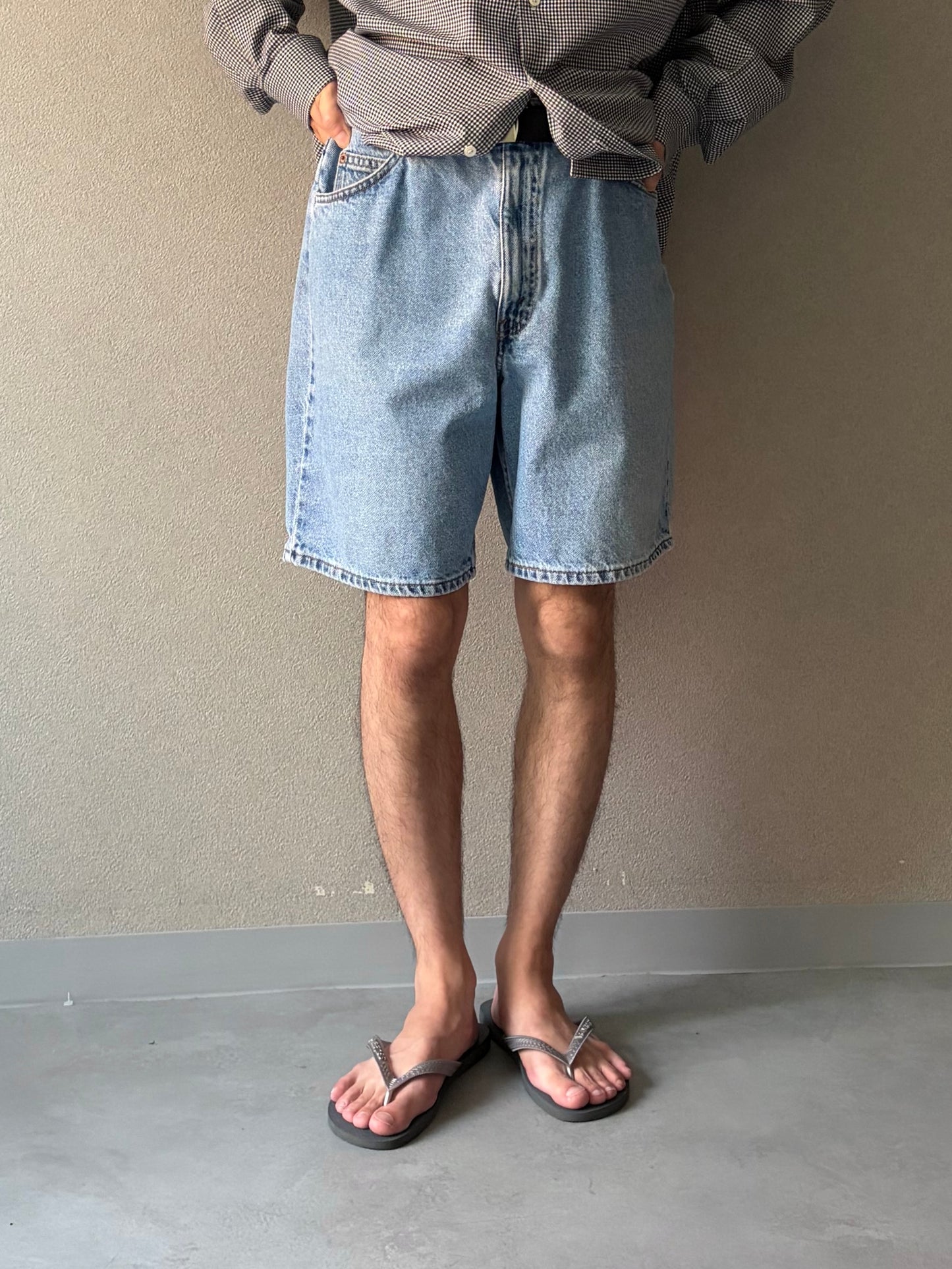 90's Levi's 550 denim shorts “Made in MEXICO”