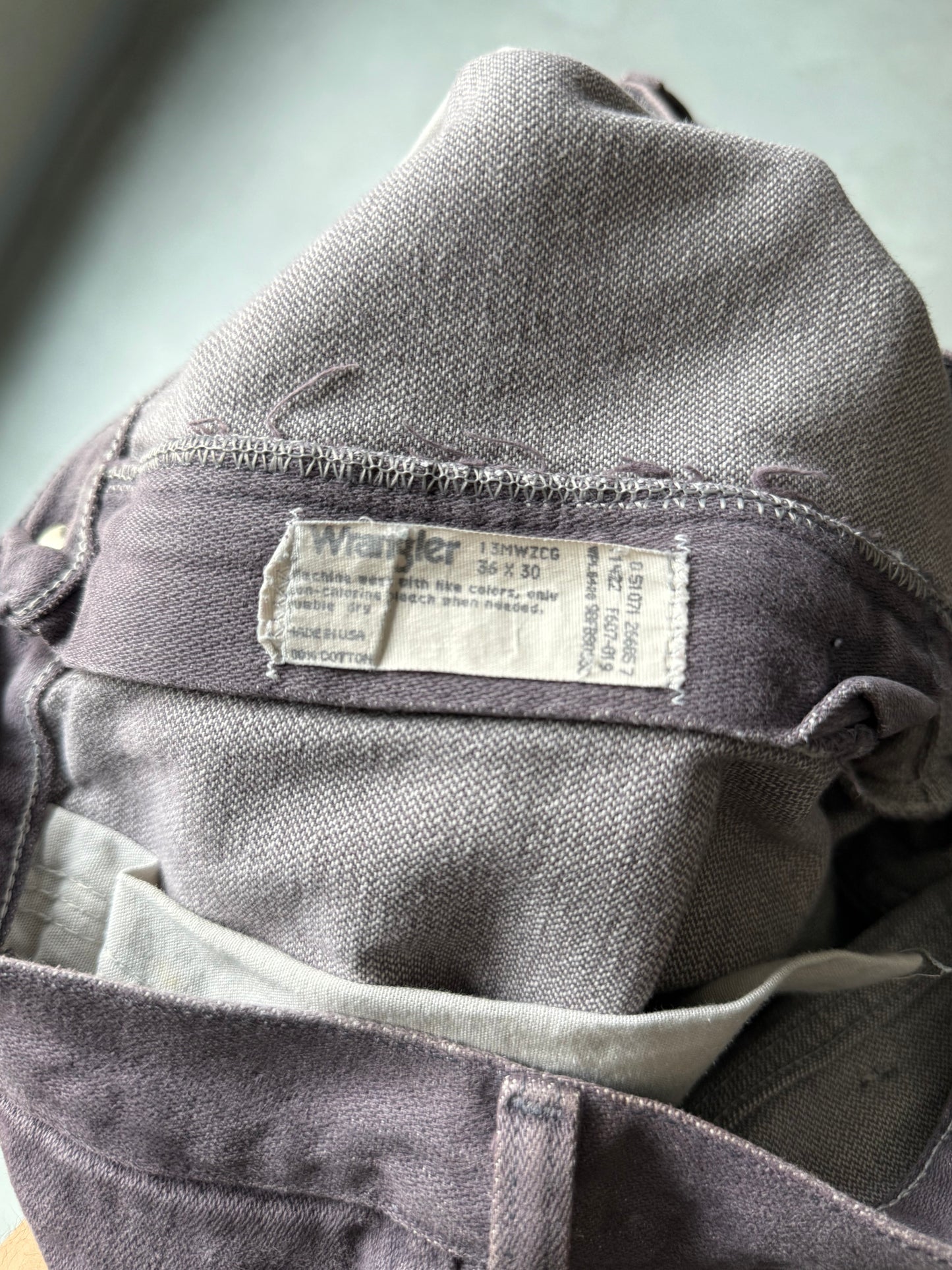 90's Wrangler color denim pants “Made in USA”