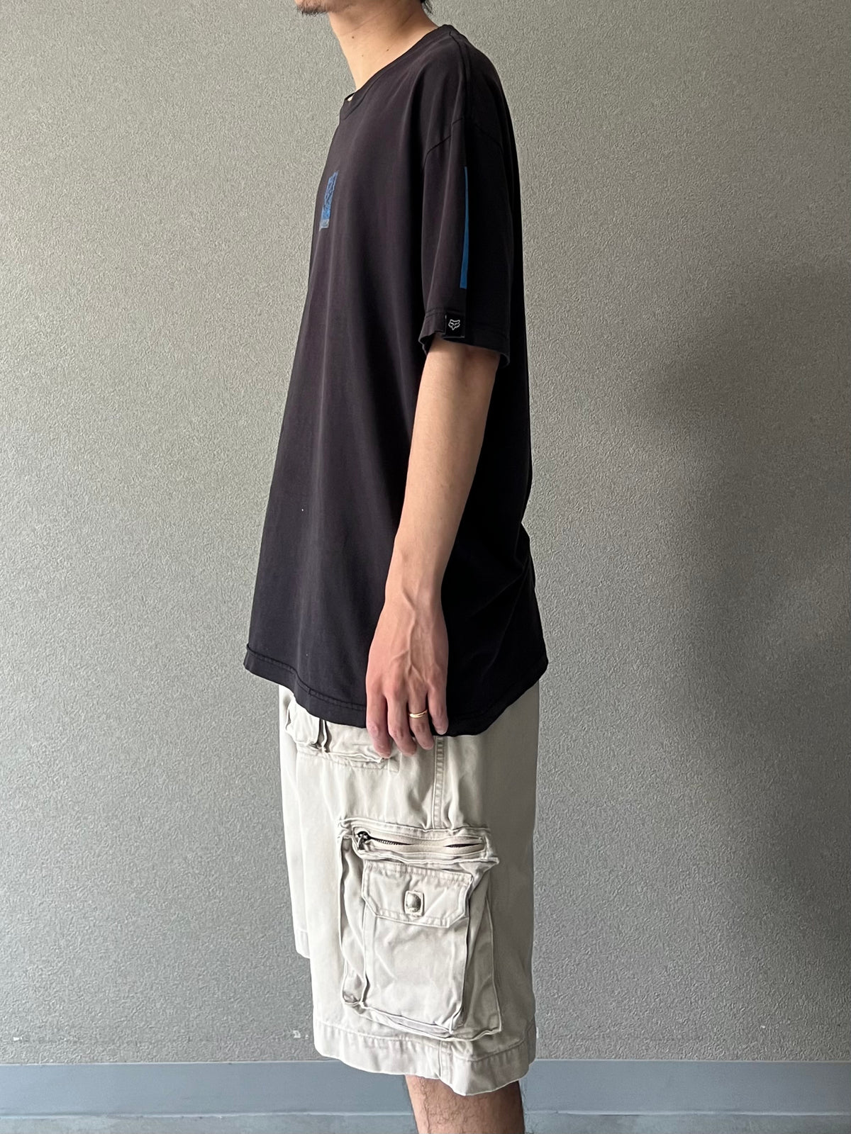 90's〜 FOX RACING printed t-shirt