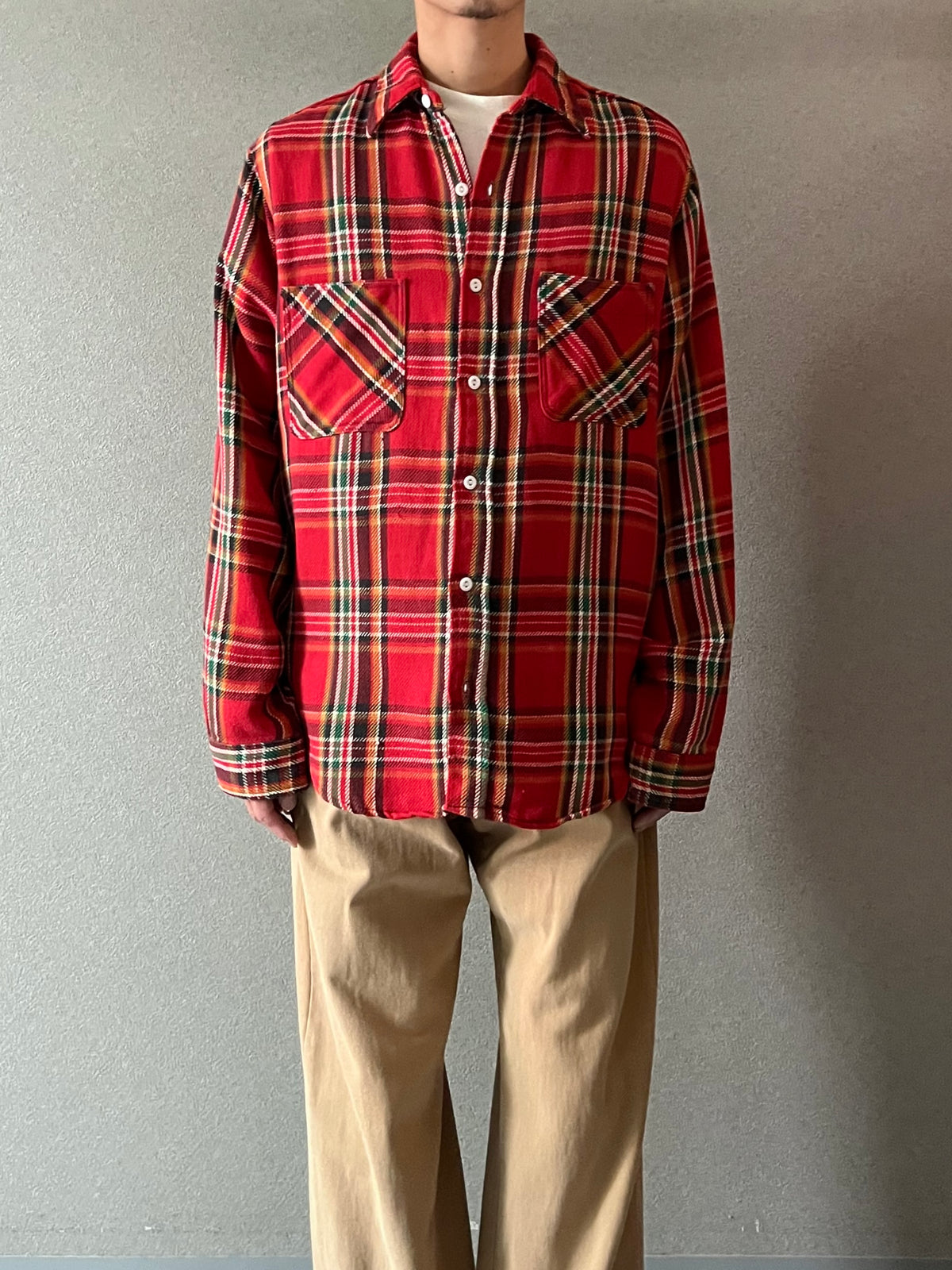 70's BIG MAC flannel shirt