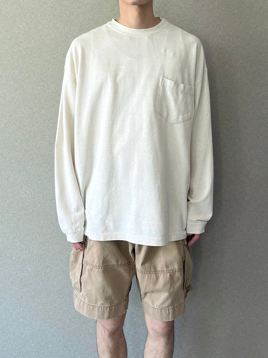90's〜 GAP L/S linen blend t-shirt