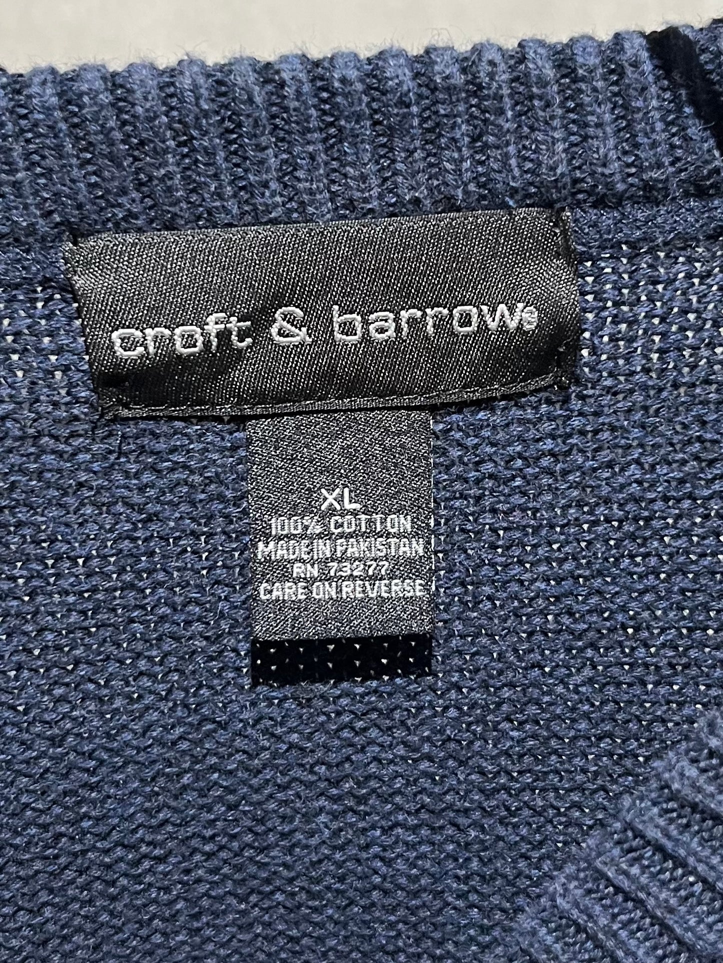 00's croft & barrow cotton knit sweater