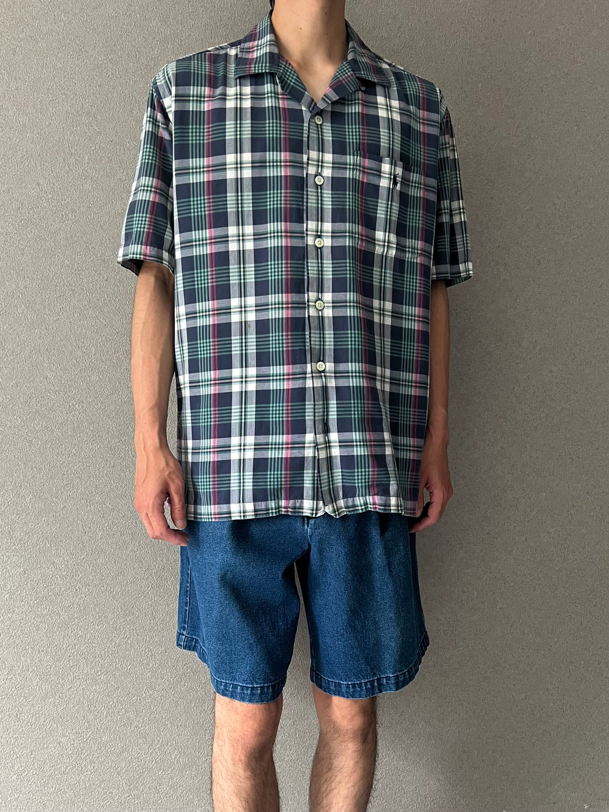 90's Polo Ralph Lauren open collar shirt “CALDWELL”