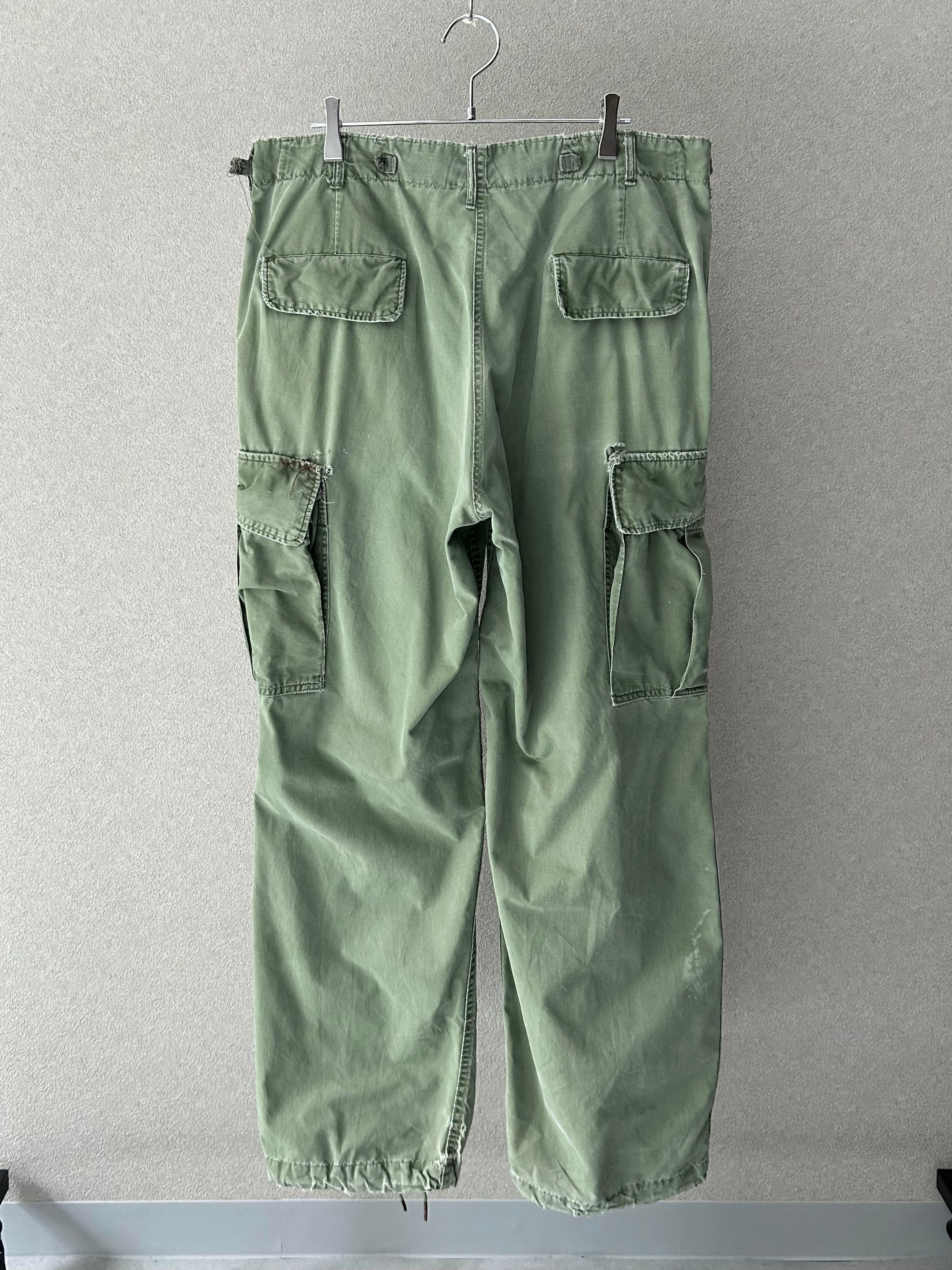 パンツ 60s US ARMY Jungle Fatigue Cargo Pants 60's U.S. Army 4Th Type Jungle Fatigue Pants / SMALL-REGULAR