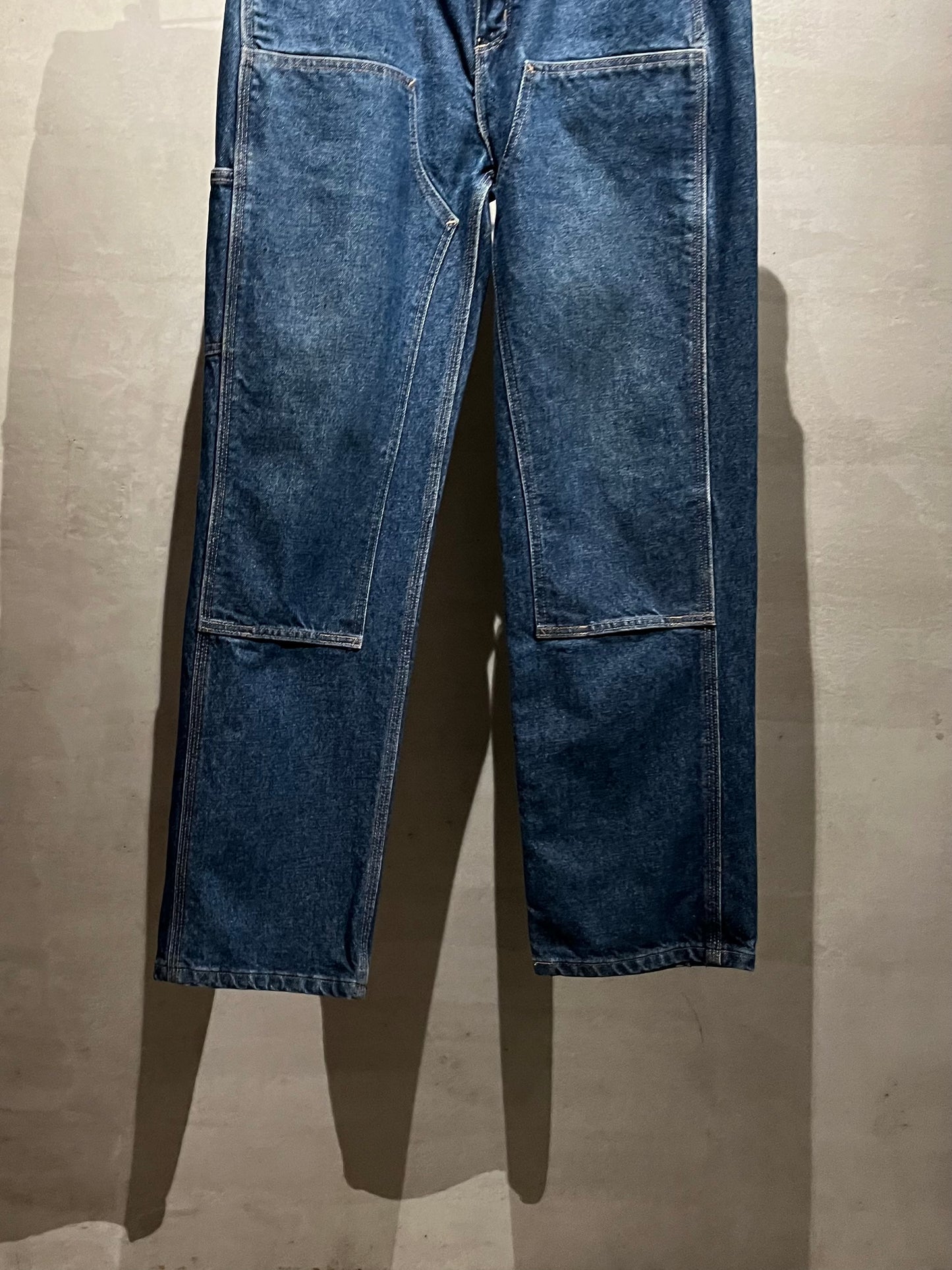 00's carhartt denim double knee painter pants