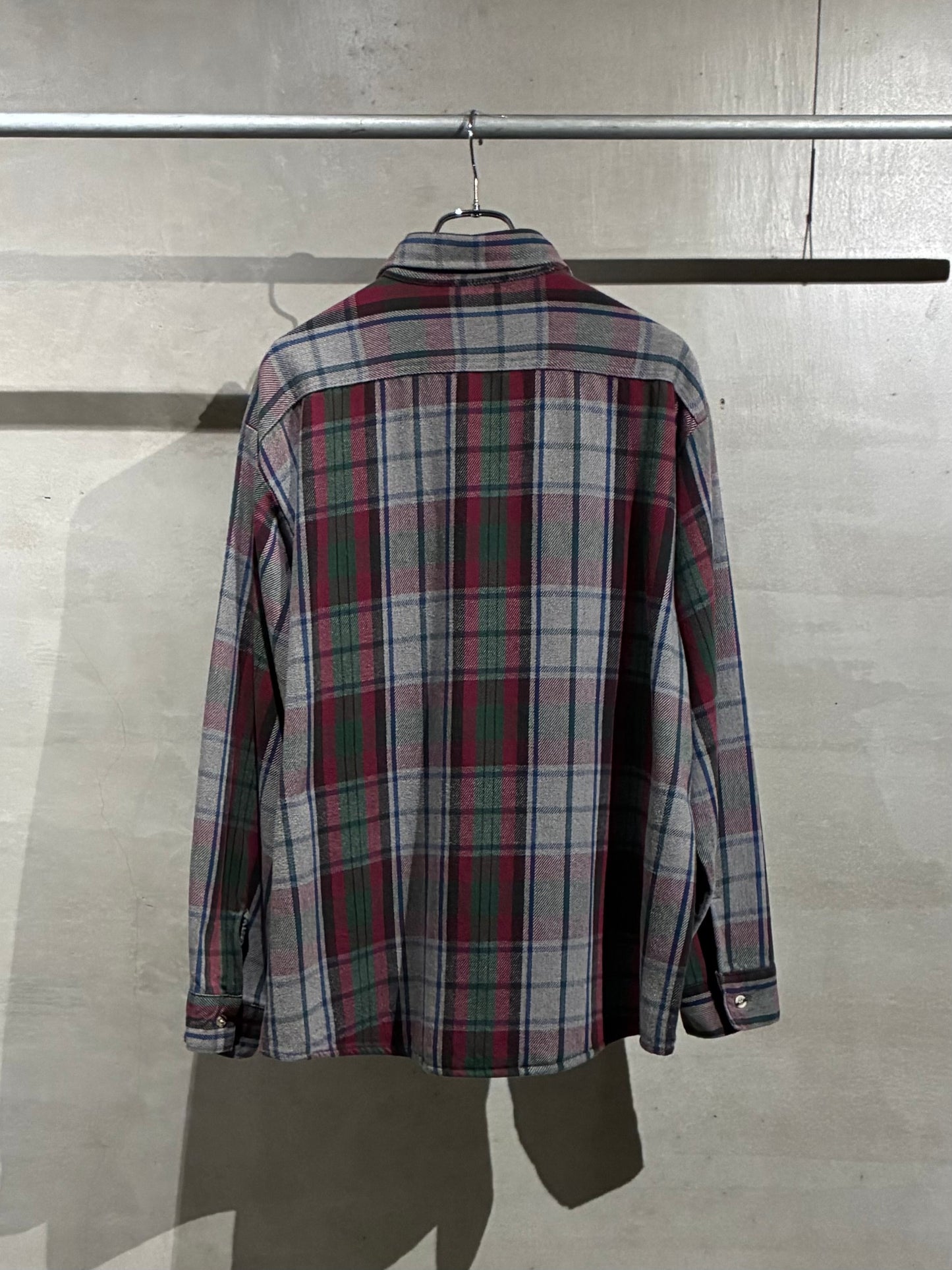 90's FIVE BROTHER flannel shirt