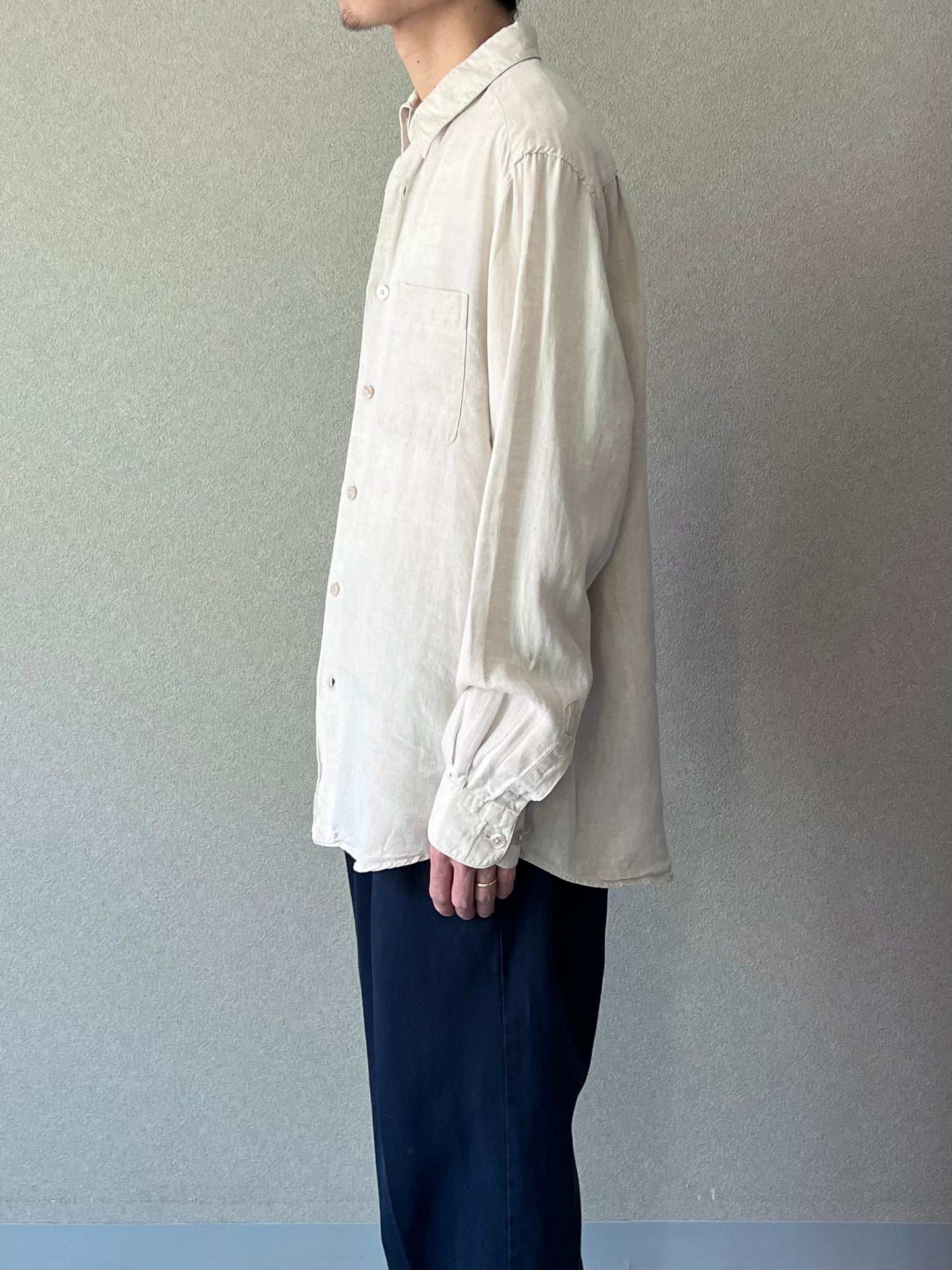 00's claiborne linen shirt