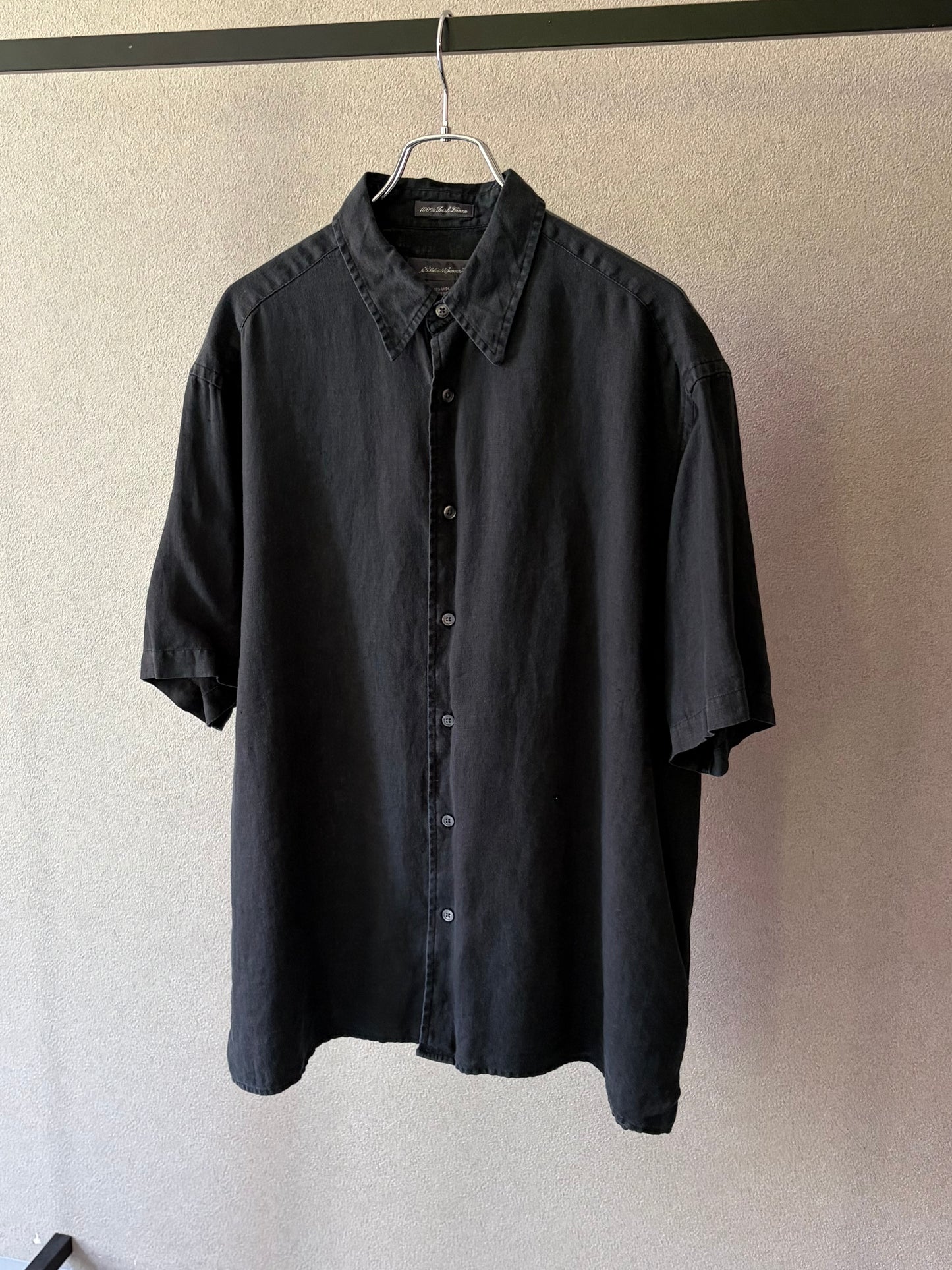 00's Eddie Bauer S/S linen shirt