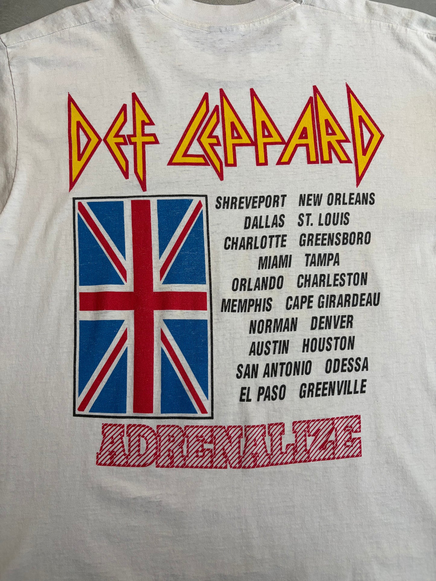 90's Def Leppard music t-shirt "Made in USA"