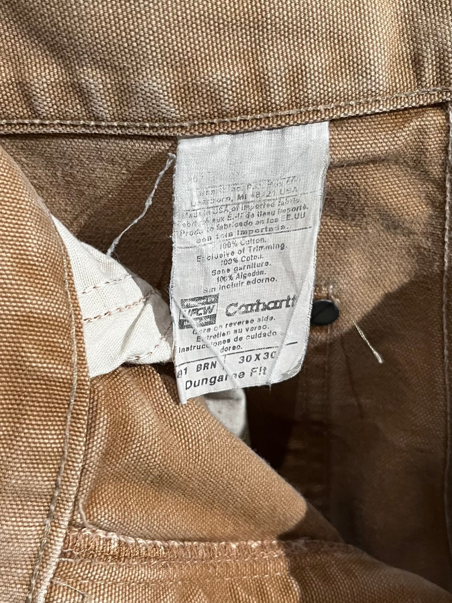 90's〜 carhartt double knee work pants "Made in USA"
