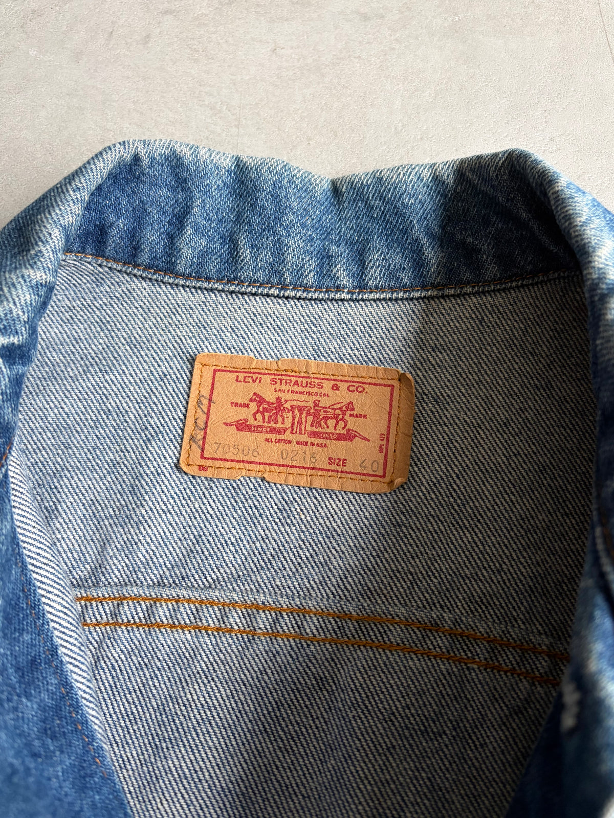 80's Levi's 70506 denim jacket “Made in USA”