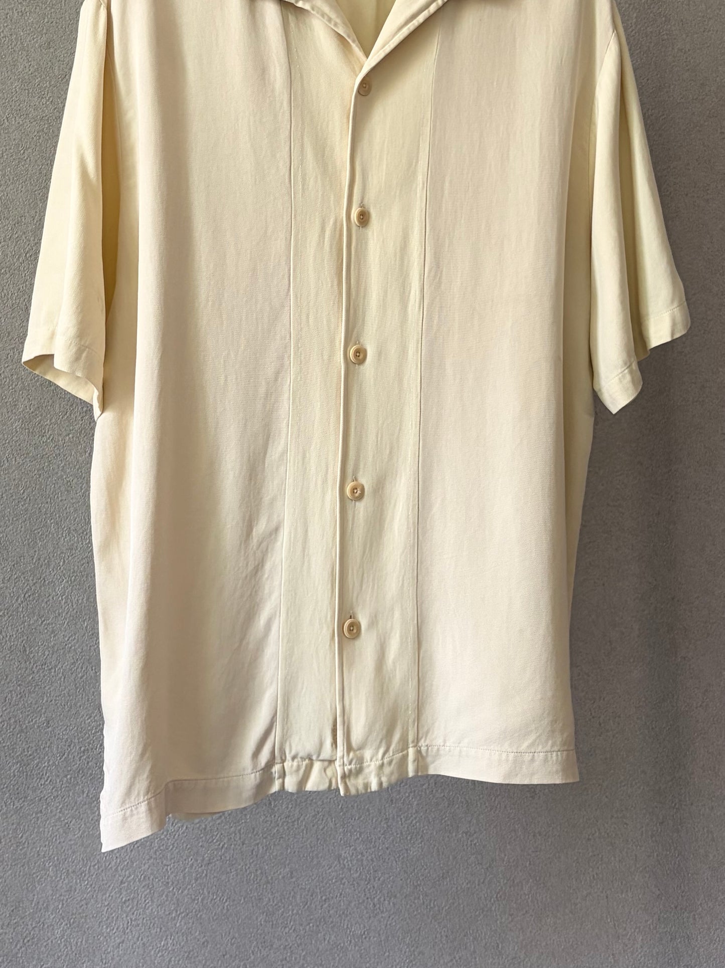 90's Nat Nast open collar silk shirt