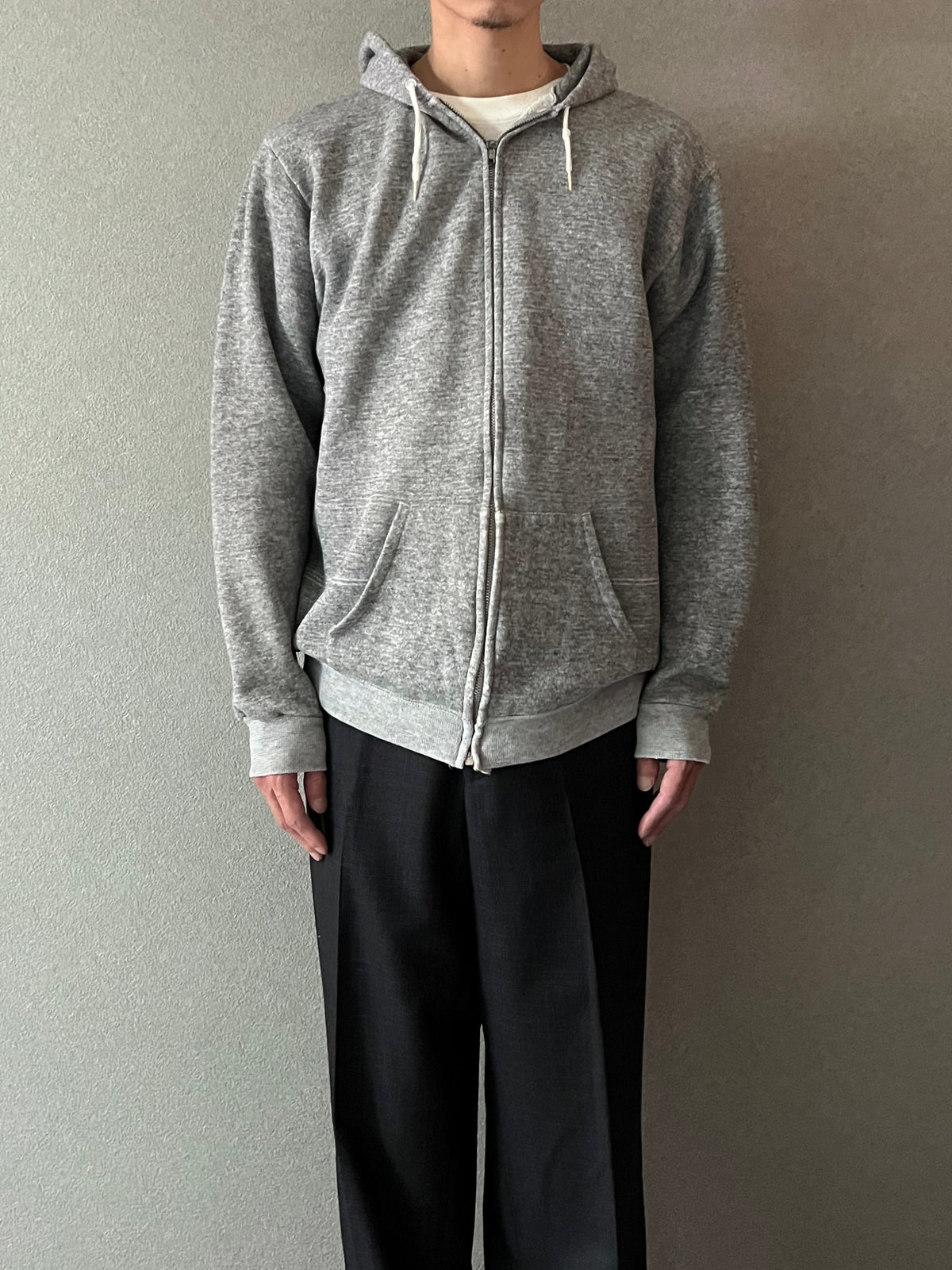 70's〜 UNKNOWN zip up sweat hoodie