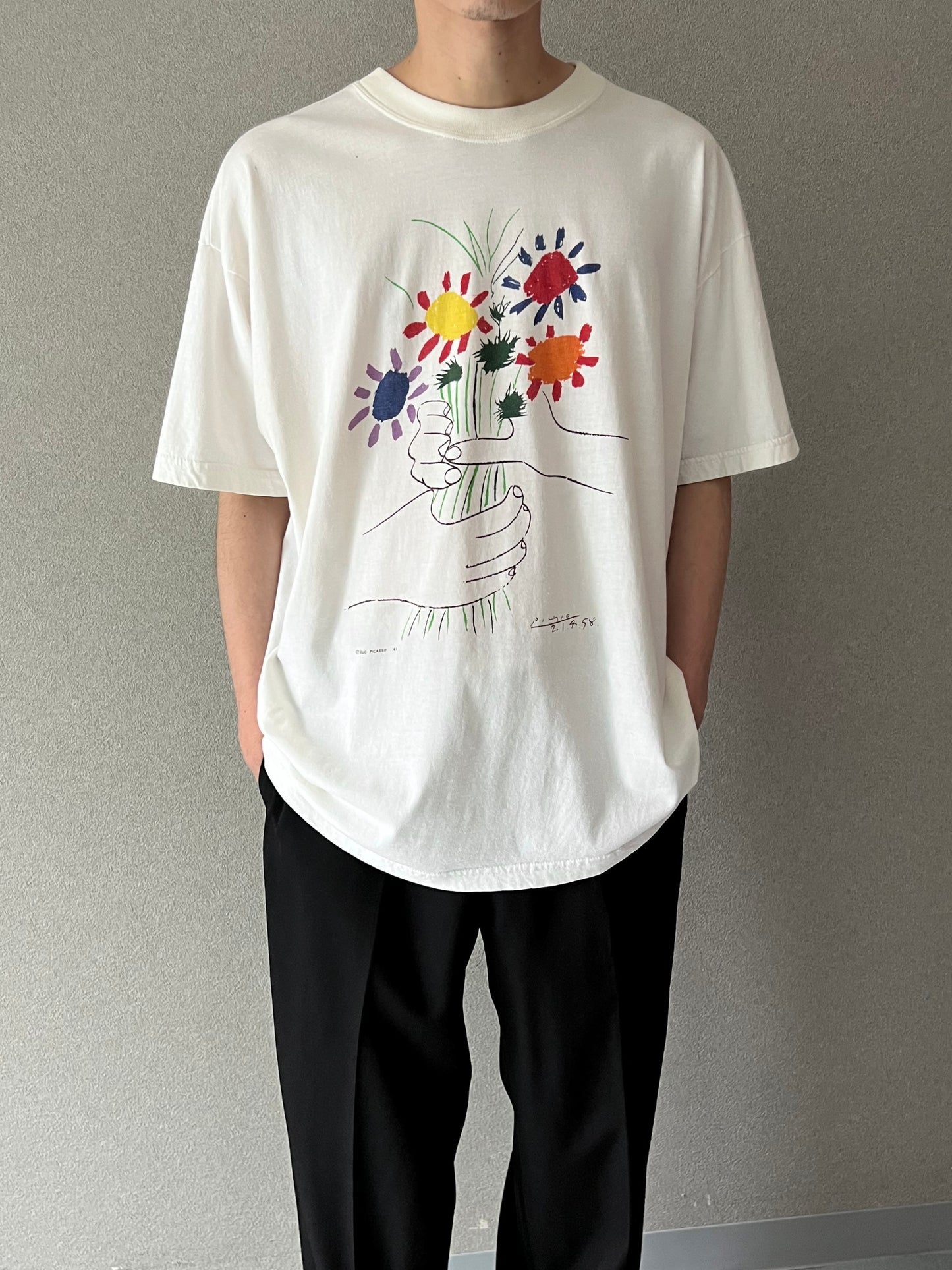 90's Pablo Picasso printed t-shirt “Made in USA”