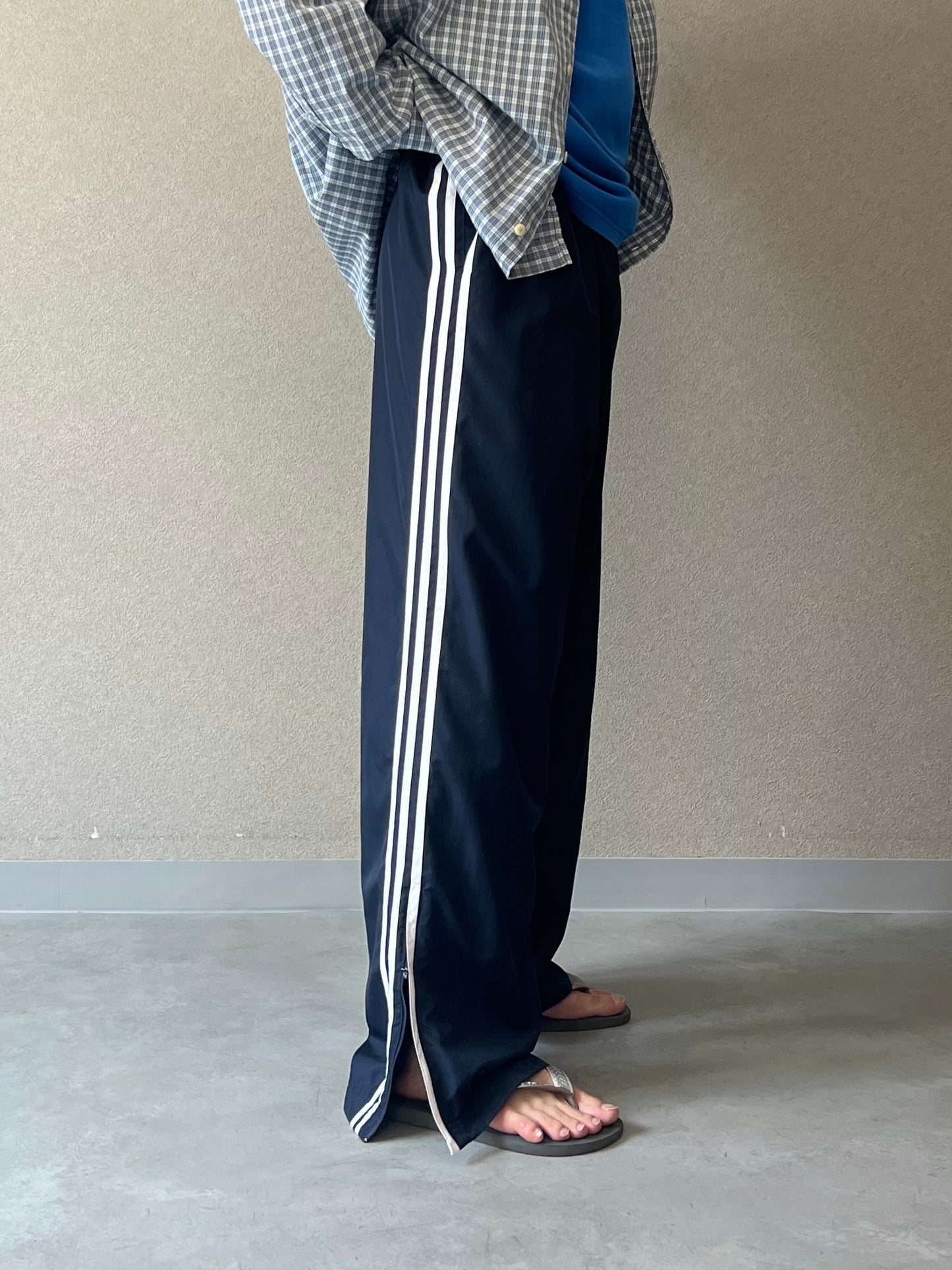 00's adidas nylon track pants
