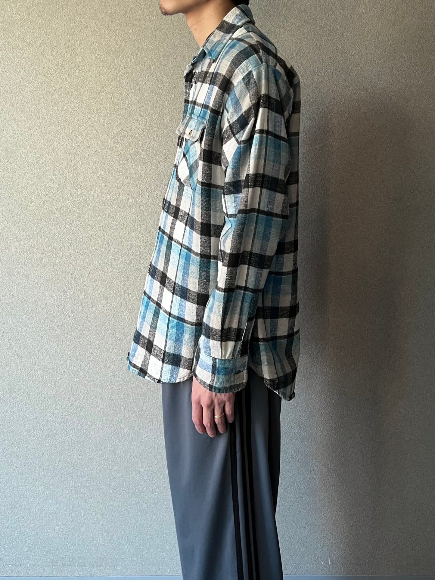 80's BIG YANK flannel shirt