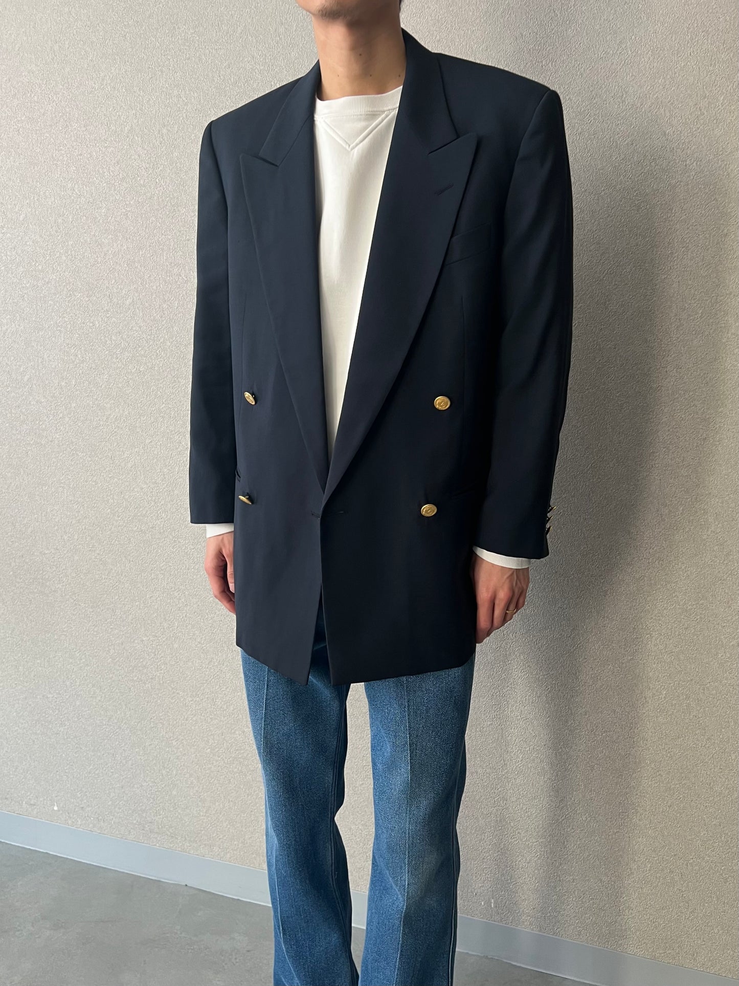 80's VALENTINO wool tailored jacket
