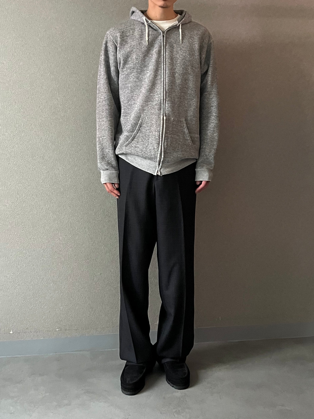 70's〜 UNKNOWN zip up sweat hoodie