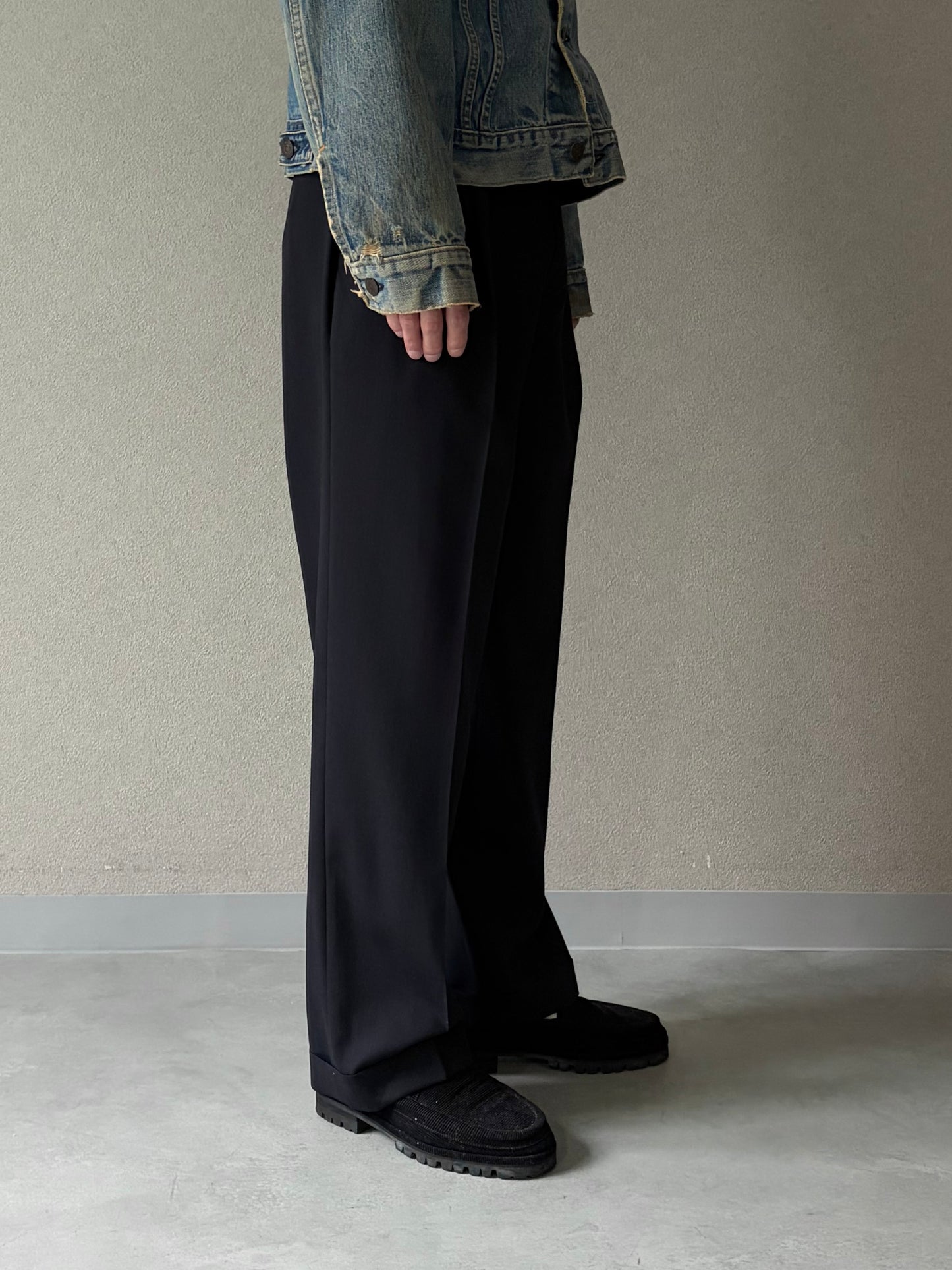 00's PRONTO-UOMO wool slacks