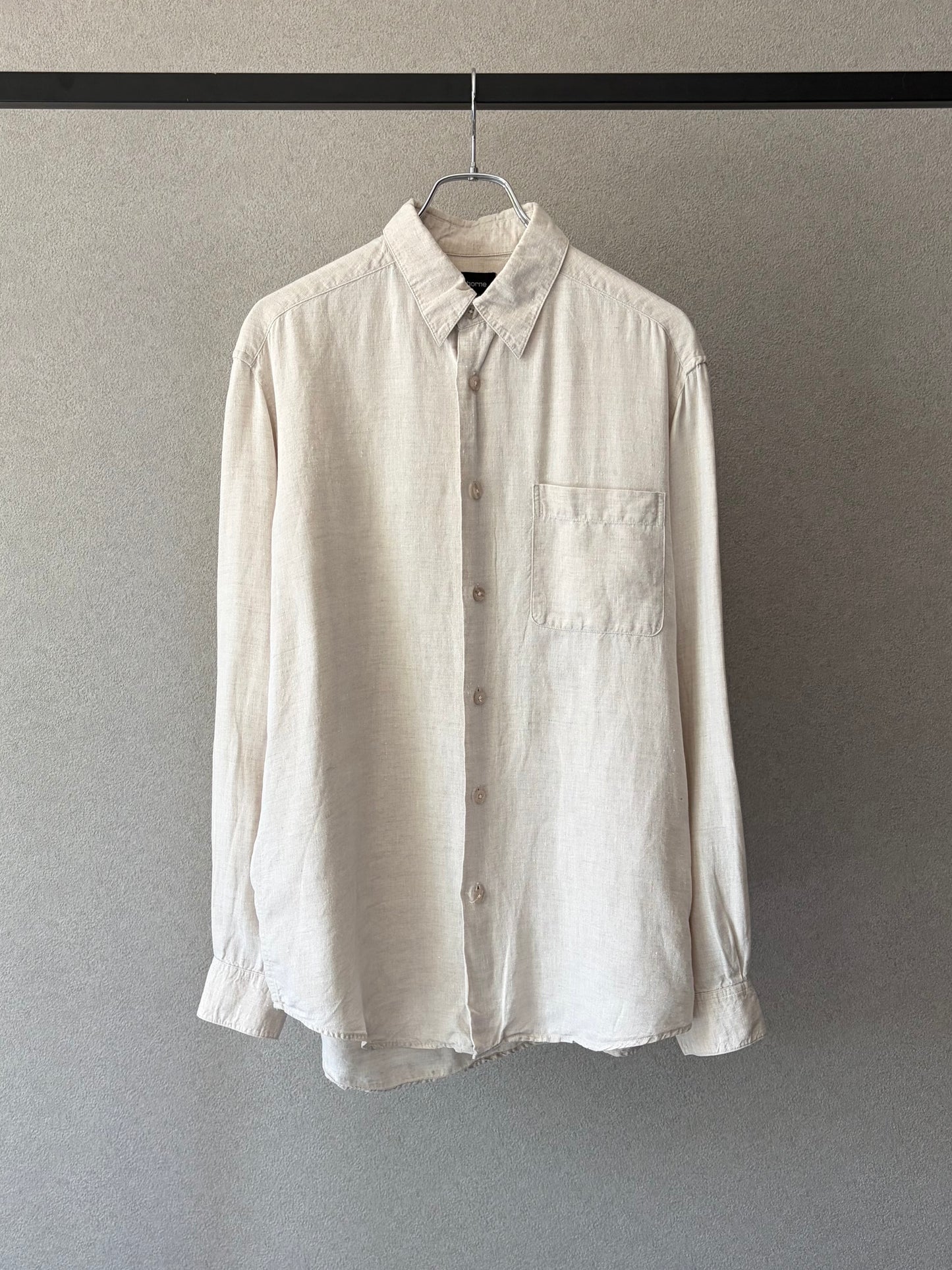 00's claiborne linen shirt