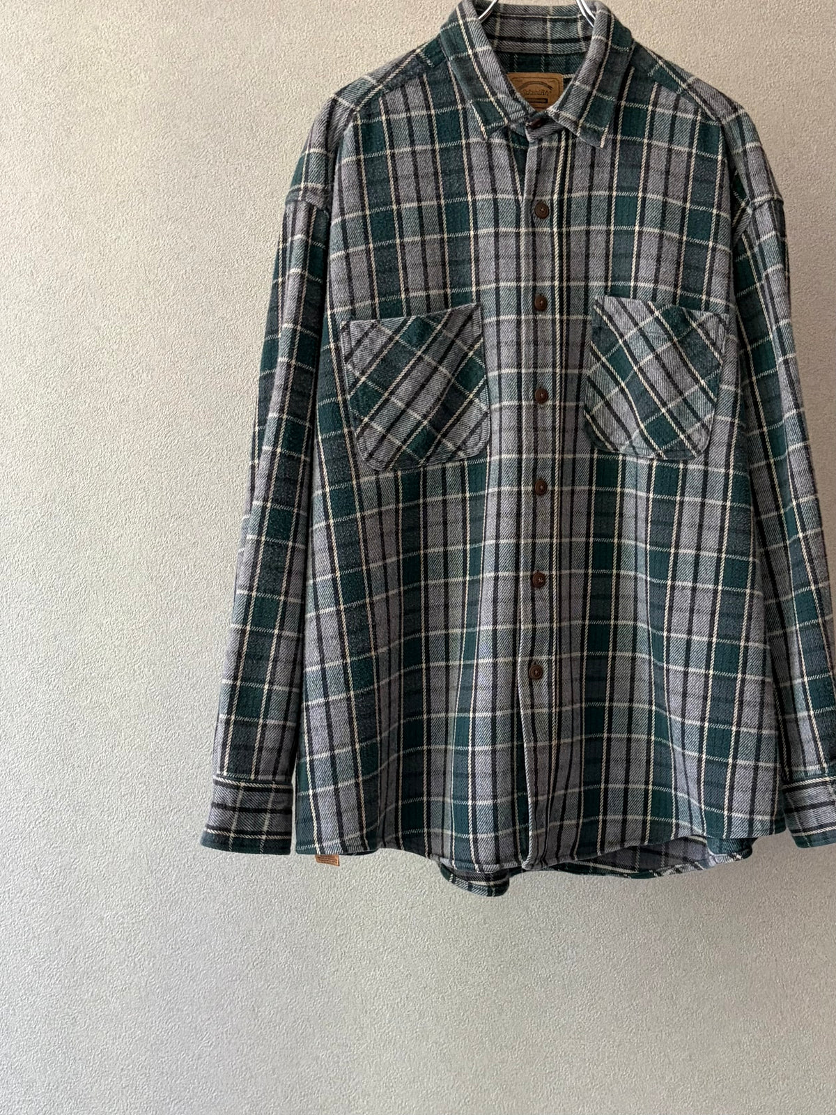 00's ST.JOHN'S BAY flannel shirt