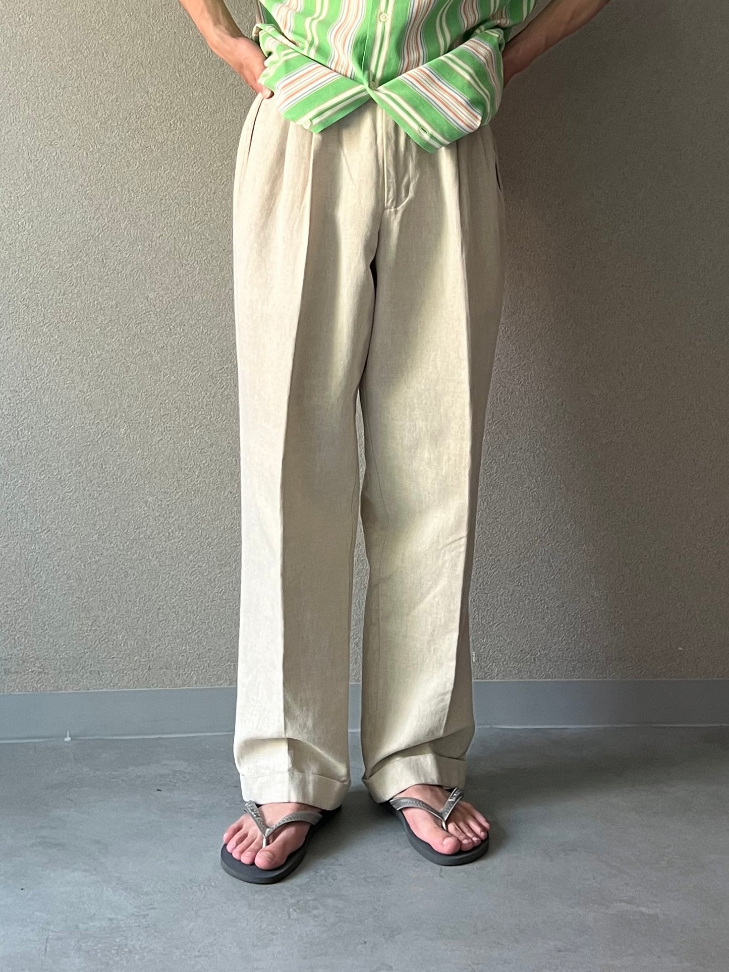 00's DOCKERS linen slacks