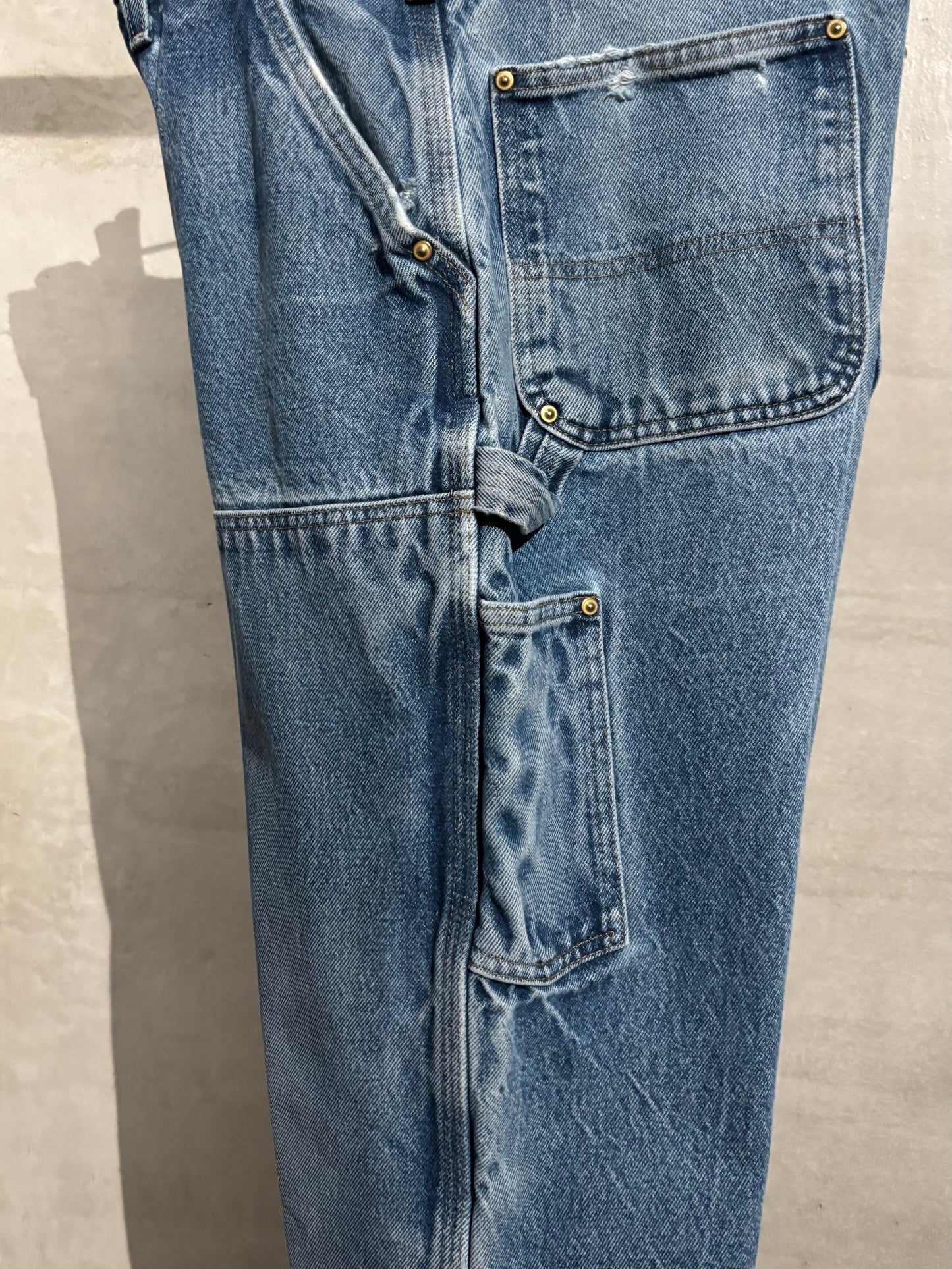 00's carhartt denim double knee  painter pants