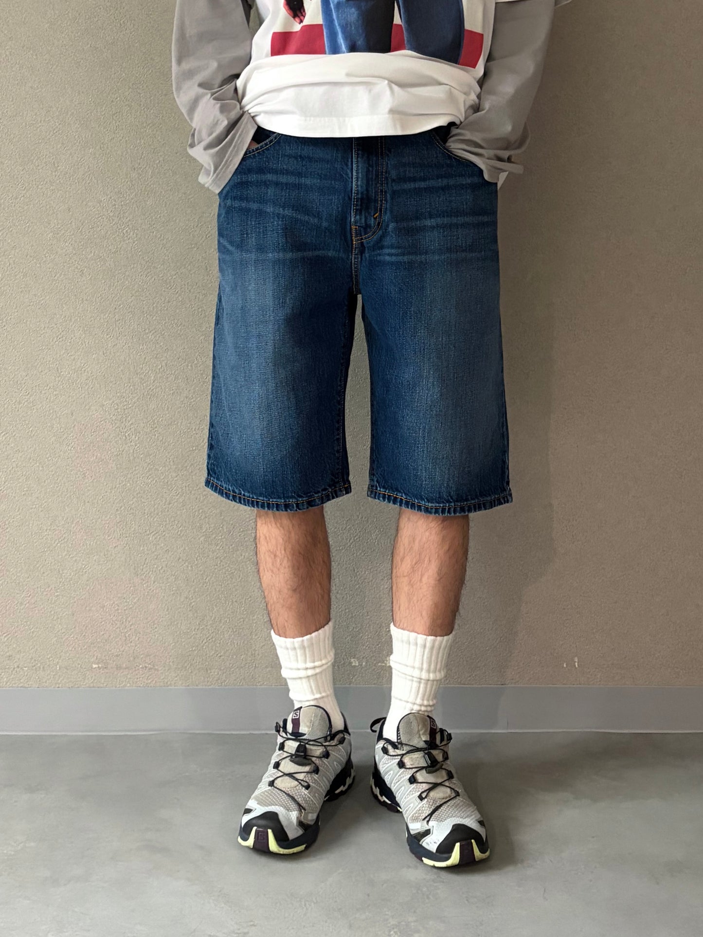 00's Levi's 569 denim shorts