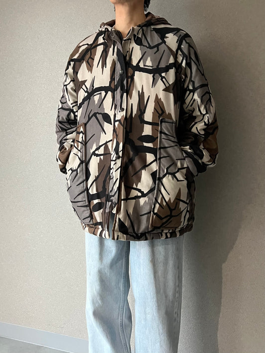 80's PREDATOR CAMOUFLAGE insulation jacket “Made in USA”