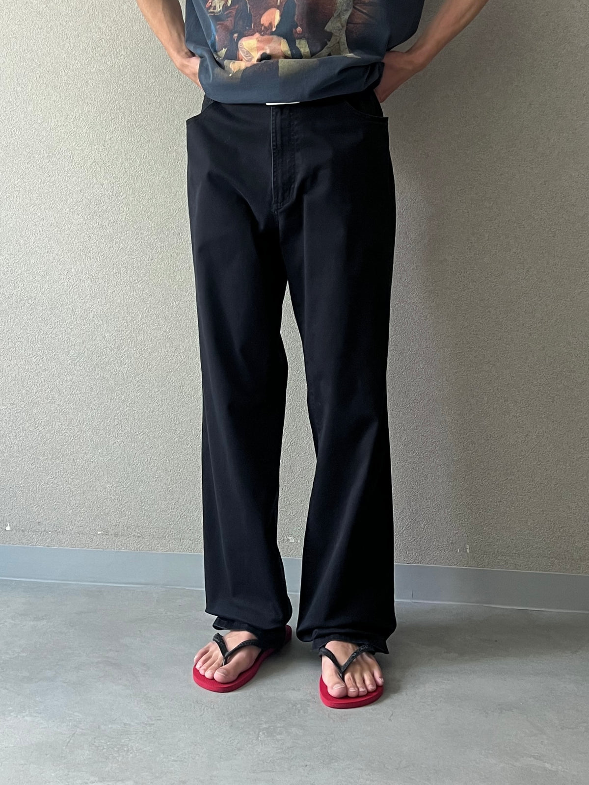 00's DKNY 5P cotton pants