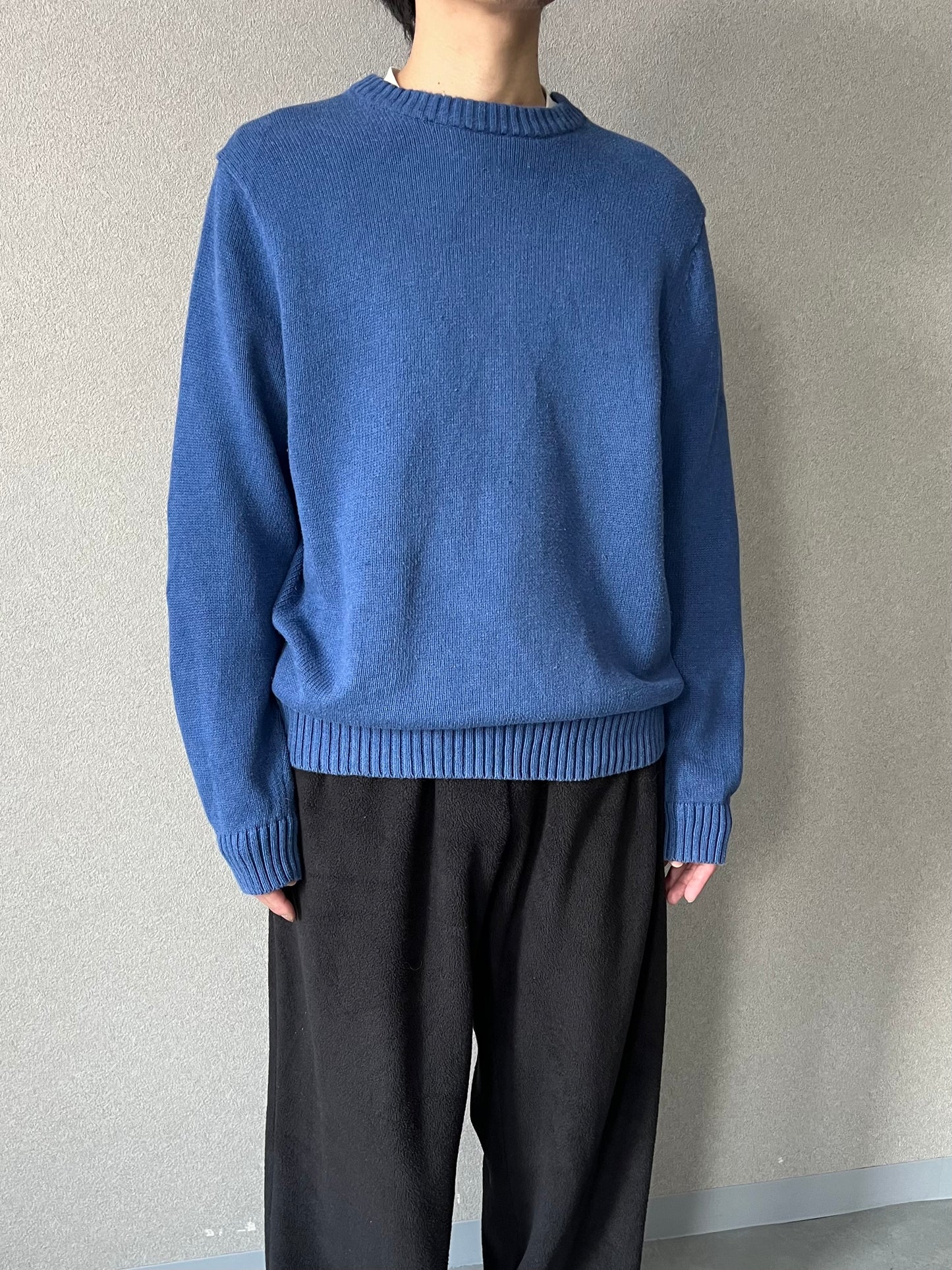 00's L.L.BEAN cotton knit sweater