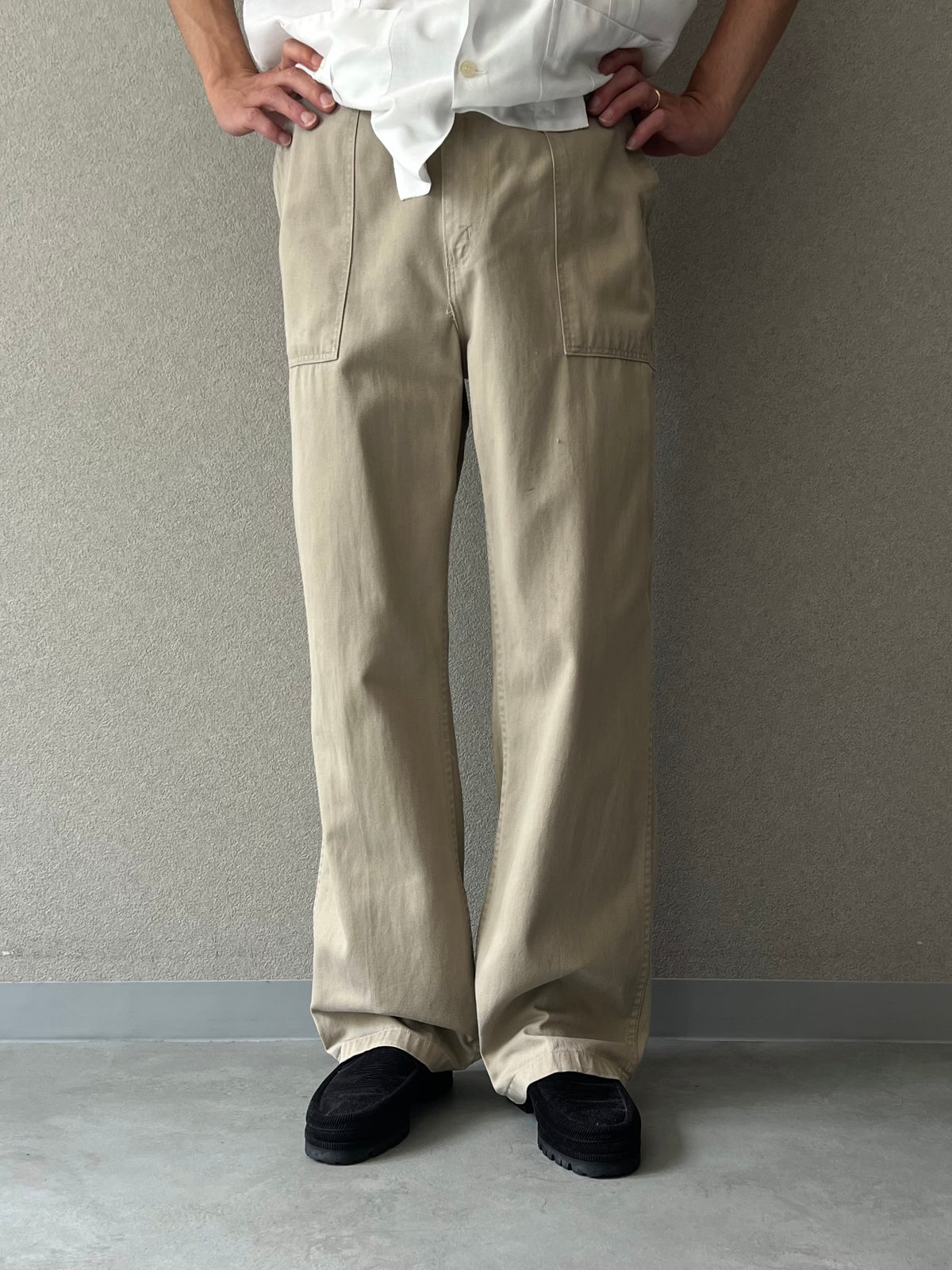 80's BANANA REPUBLIC utility type cotton pants "Made in USA"