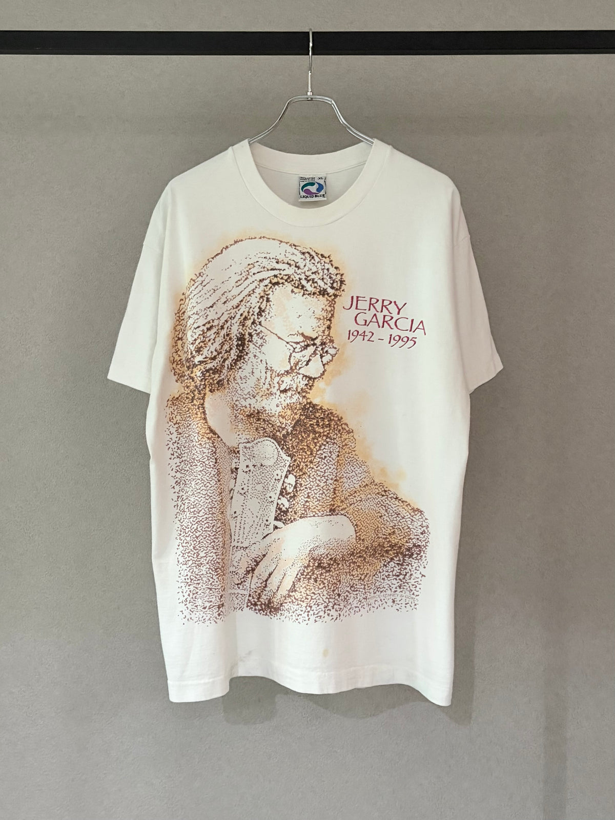 90's JERRY GARCIA x LIQUID BLUE t-shirt “Made in USA”