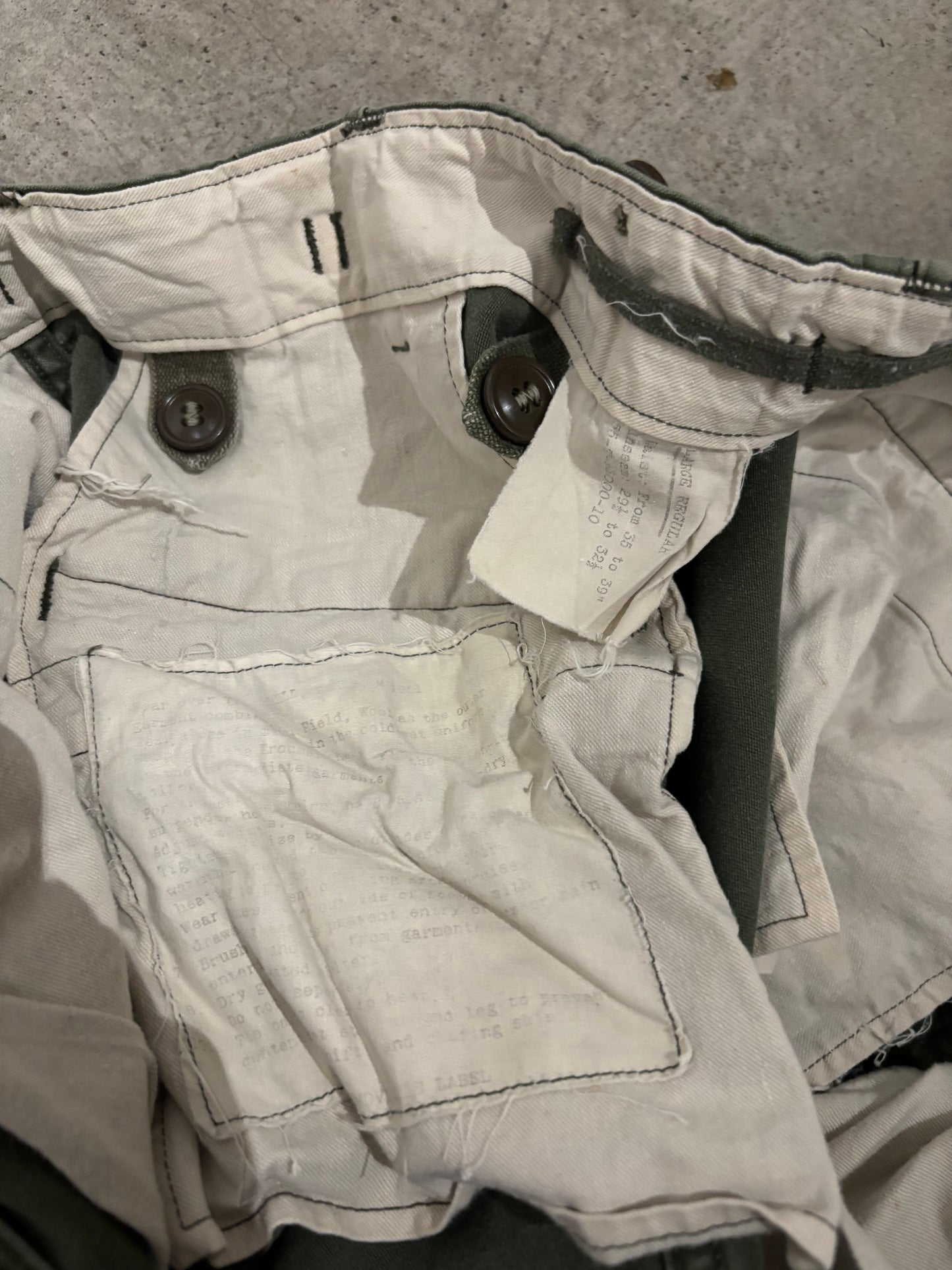 50's US.ARMY M-51 field pants