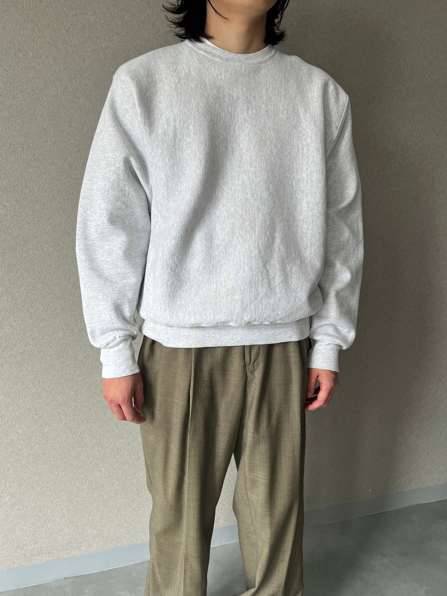 90's SANTEE REVERSE WEAVE type sweater