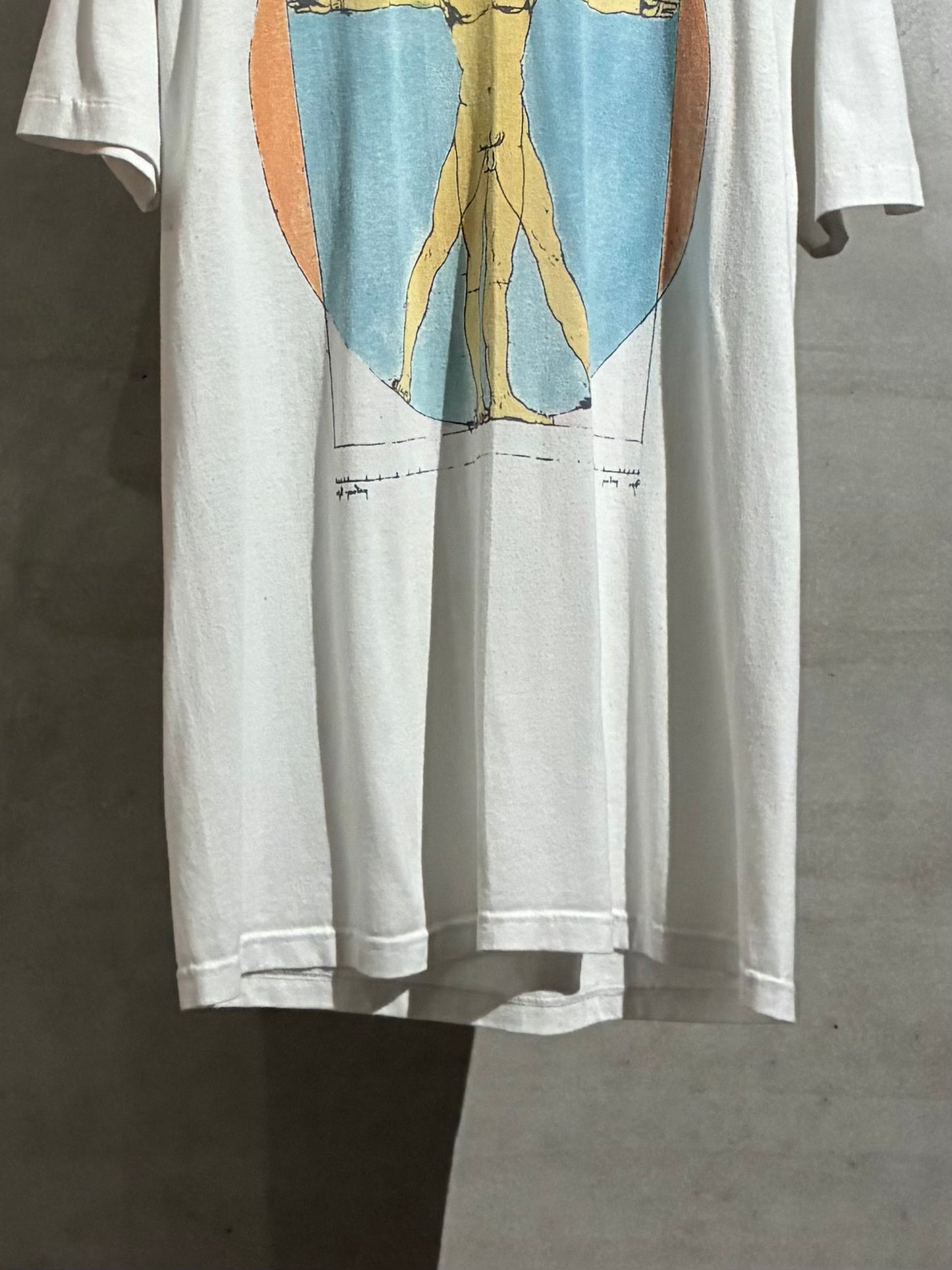 80's〜 Leonardo da Vinci art t-shirt