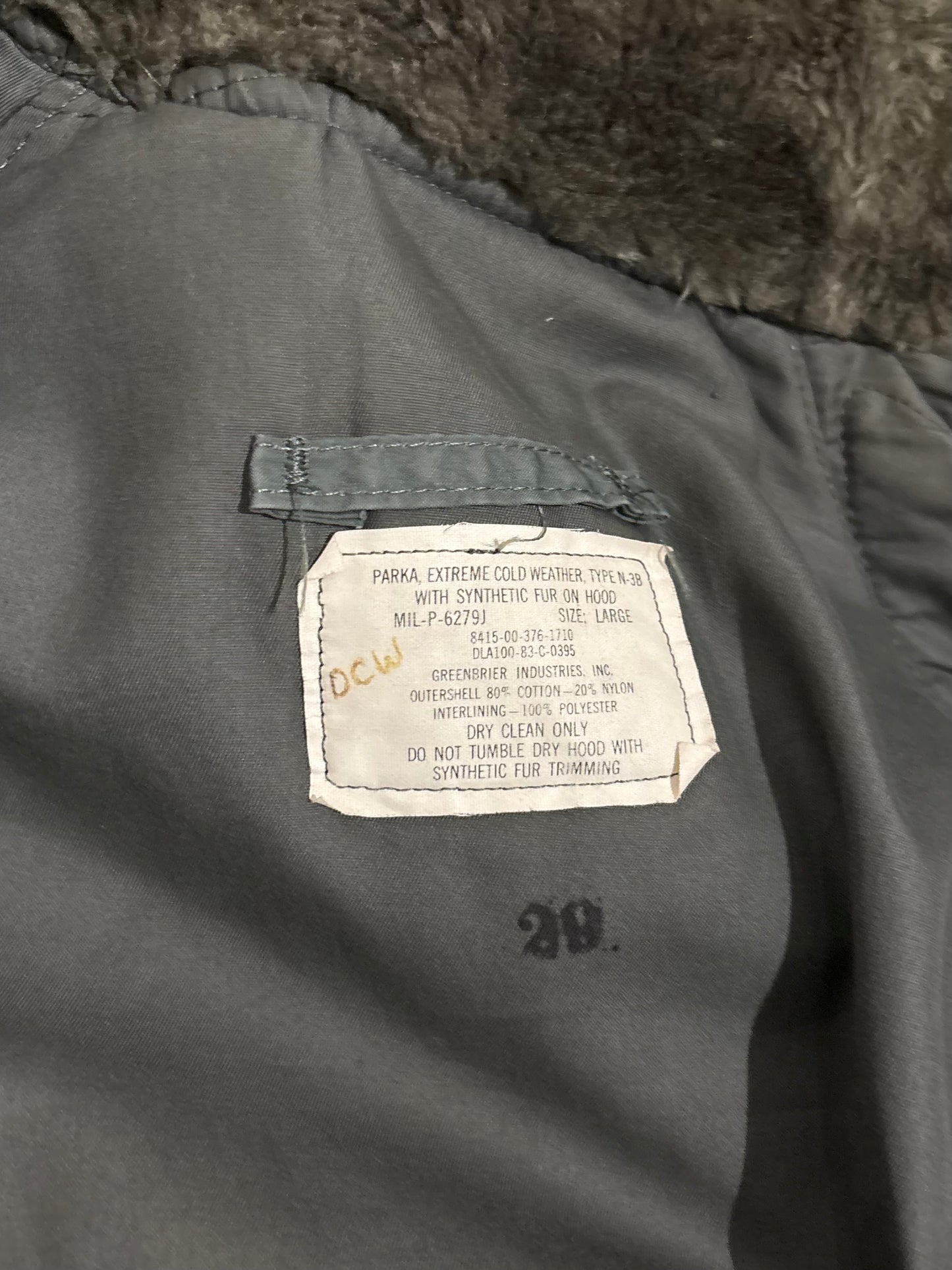 80's US.AIR FORCE N-3B flight jacket