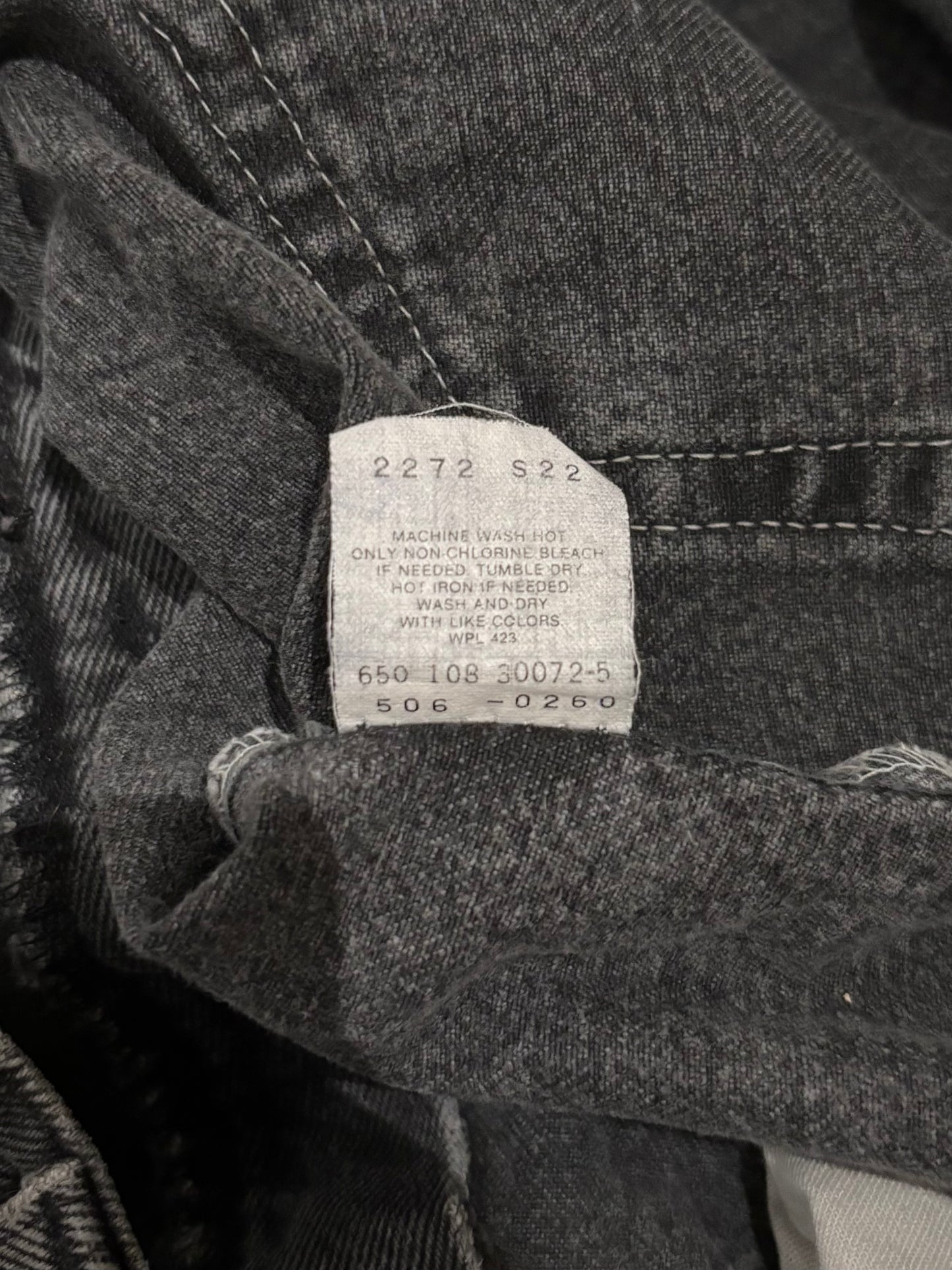 90's Levi's 506 denim pants "Made in USA"