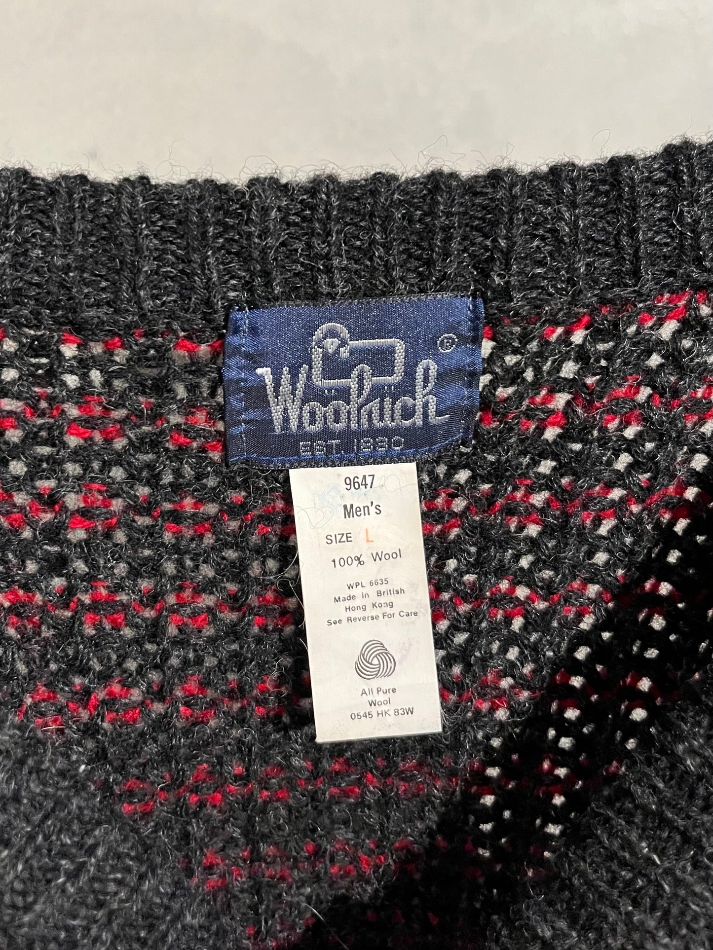 80's WOOLRICH wool knit sweater