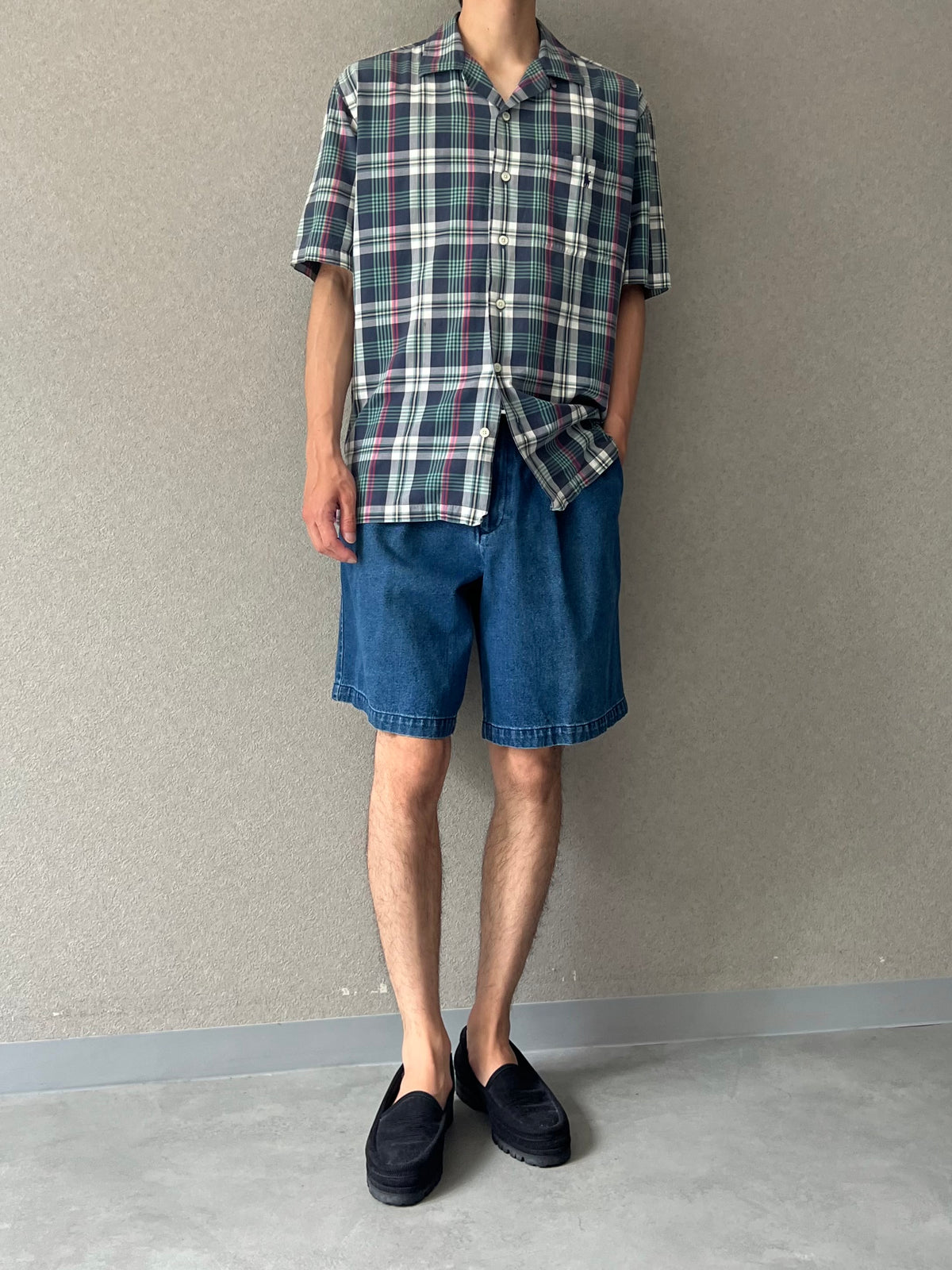 00's DOCKERS denim slacks shorts