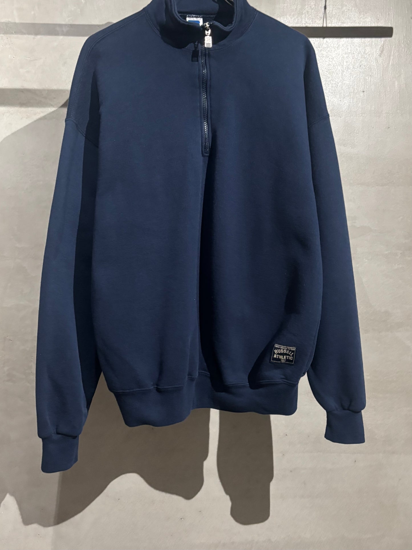 90's RUSSELL half zip sweater “Made in USA”