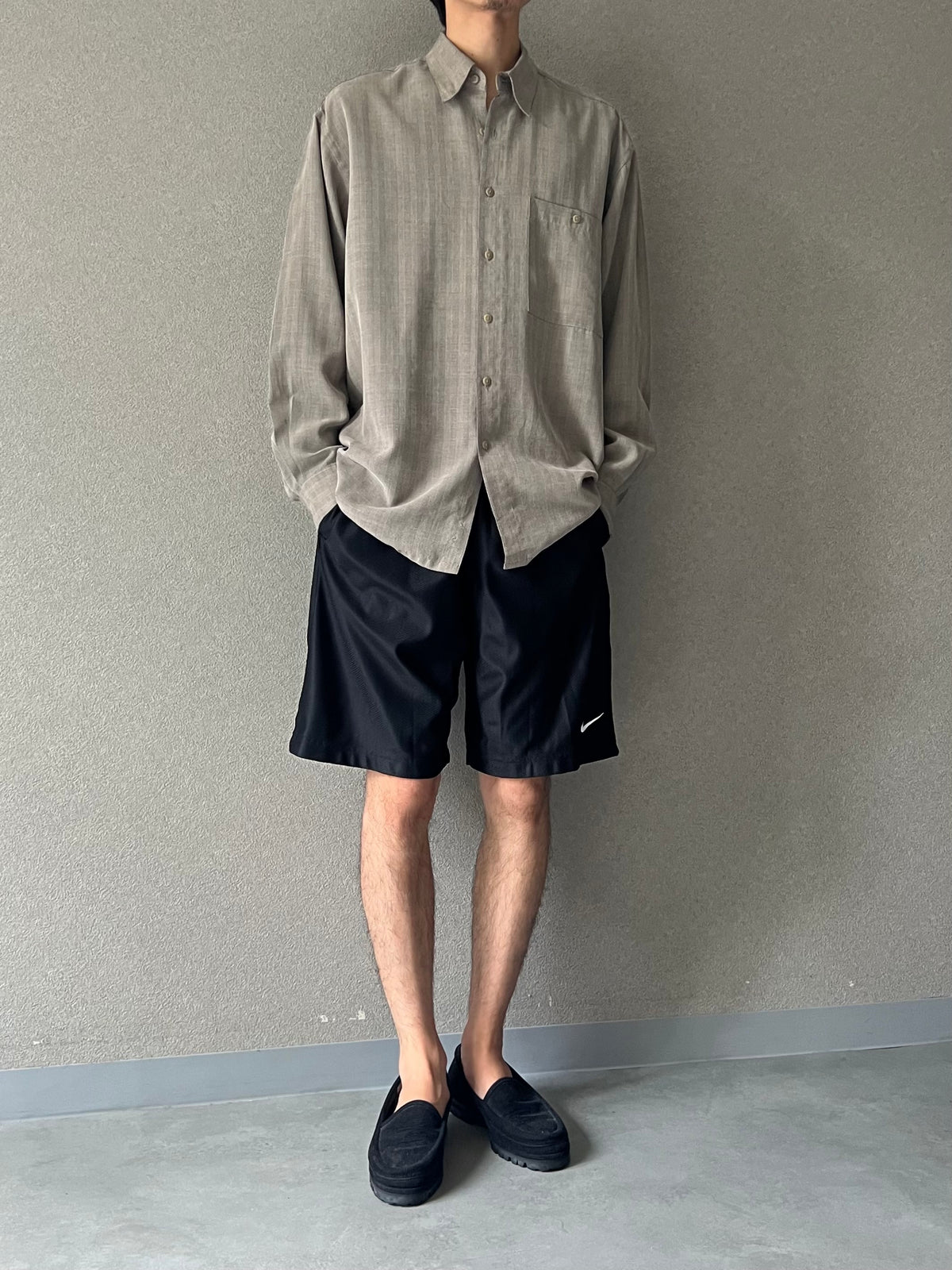 90's pierre cardin rayon shirt