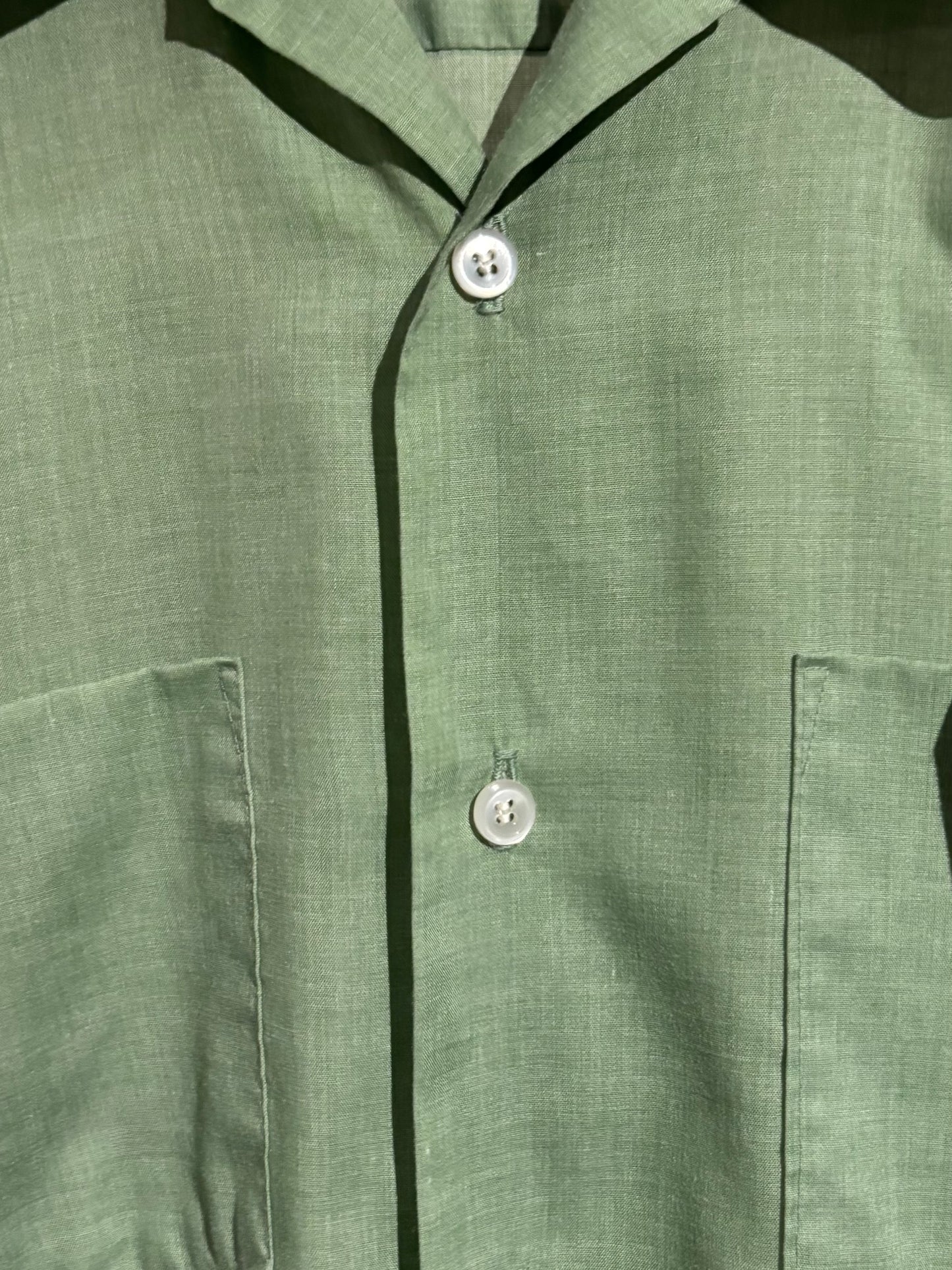 60's〜 Golden Key open collar shirt