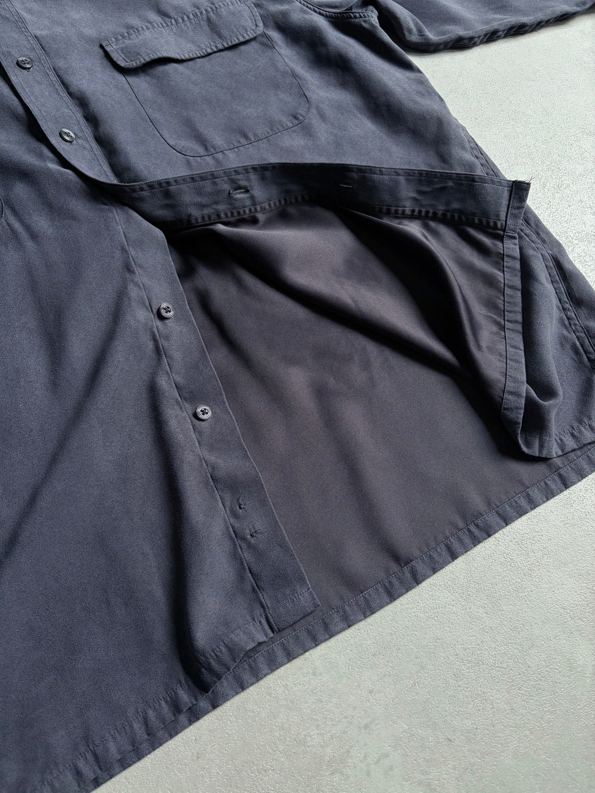 00's ARROW faux suede shirt