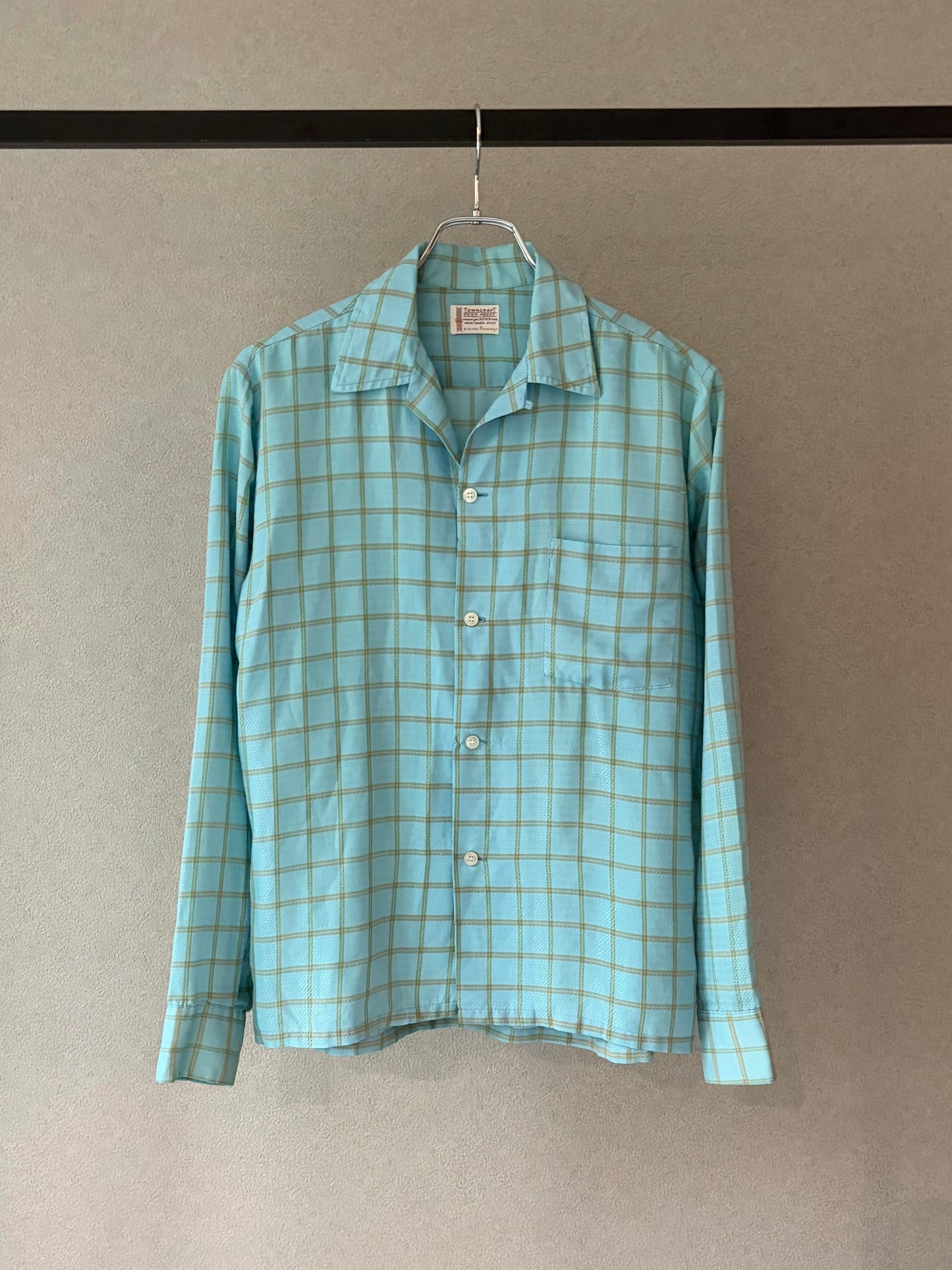 60's〜 TOWNCRAFT open collar shirt